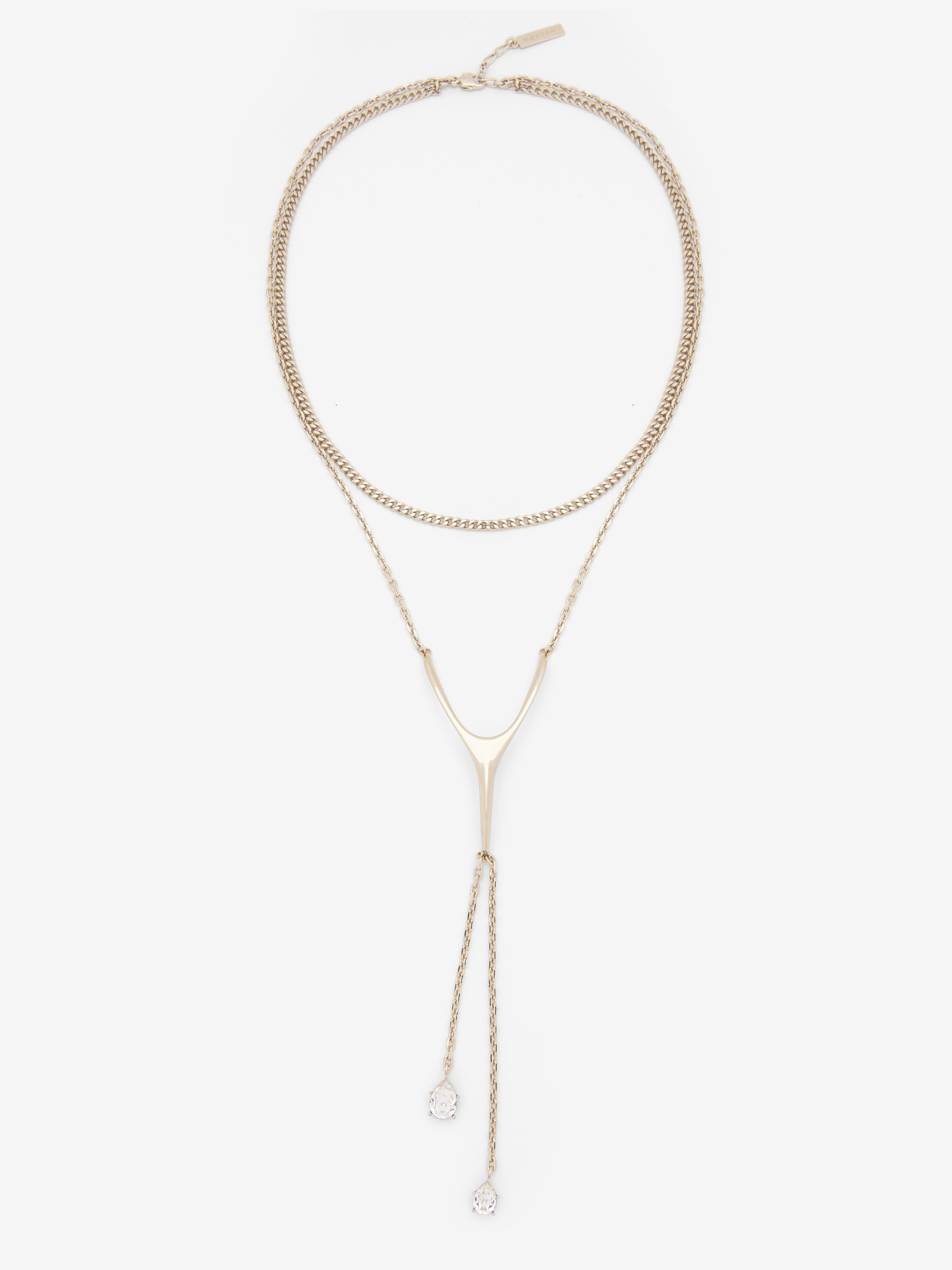 如愿骨项链 in 黄铜 | Alexander McQueen - image 1