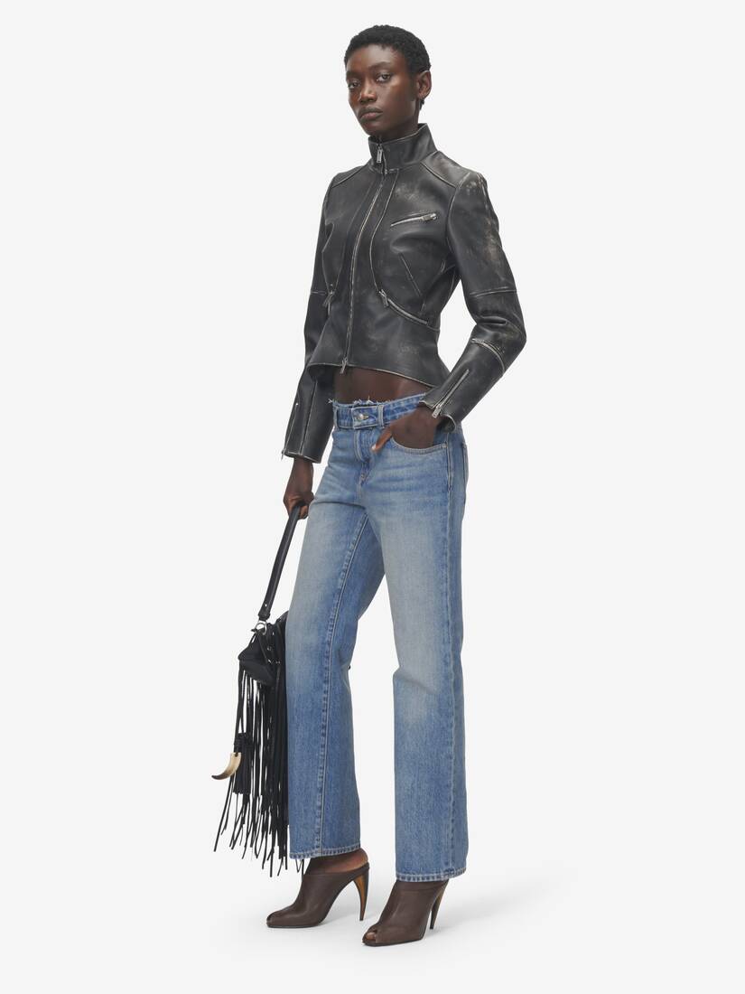 Deconstructed Waist Jeans | Alexander McQueen - image 3