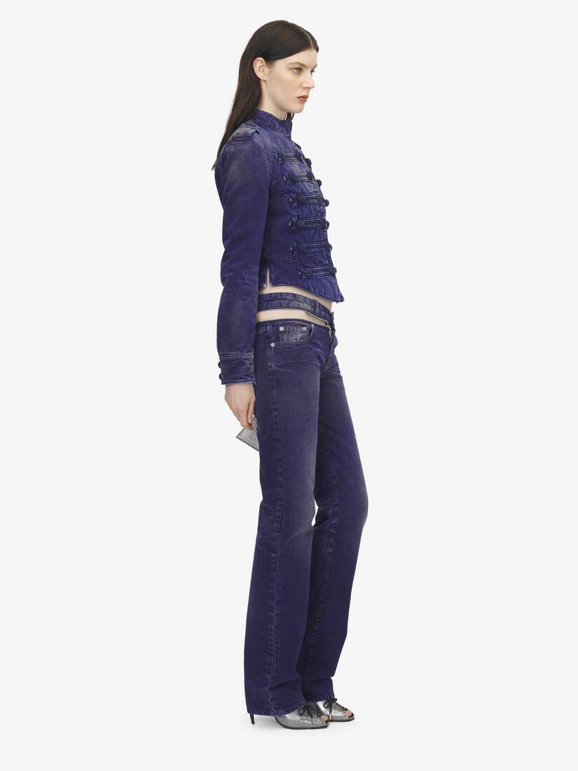 Uniform Denim Jacket | Alexander McQueen - image 3