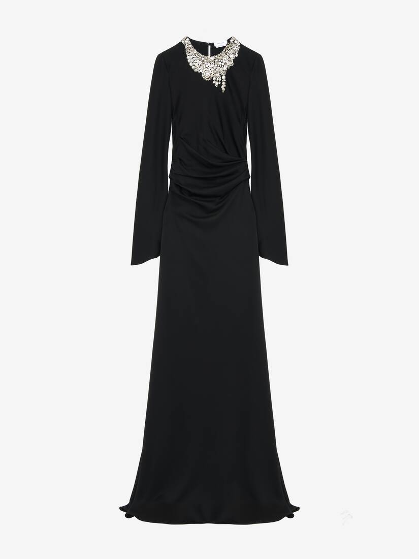 Abendkleid mit Jewelled-Stickerei | Alexander McQueen - image 1