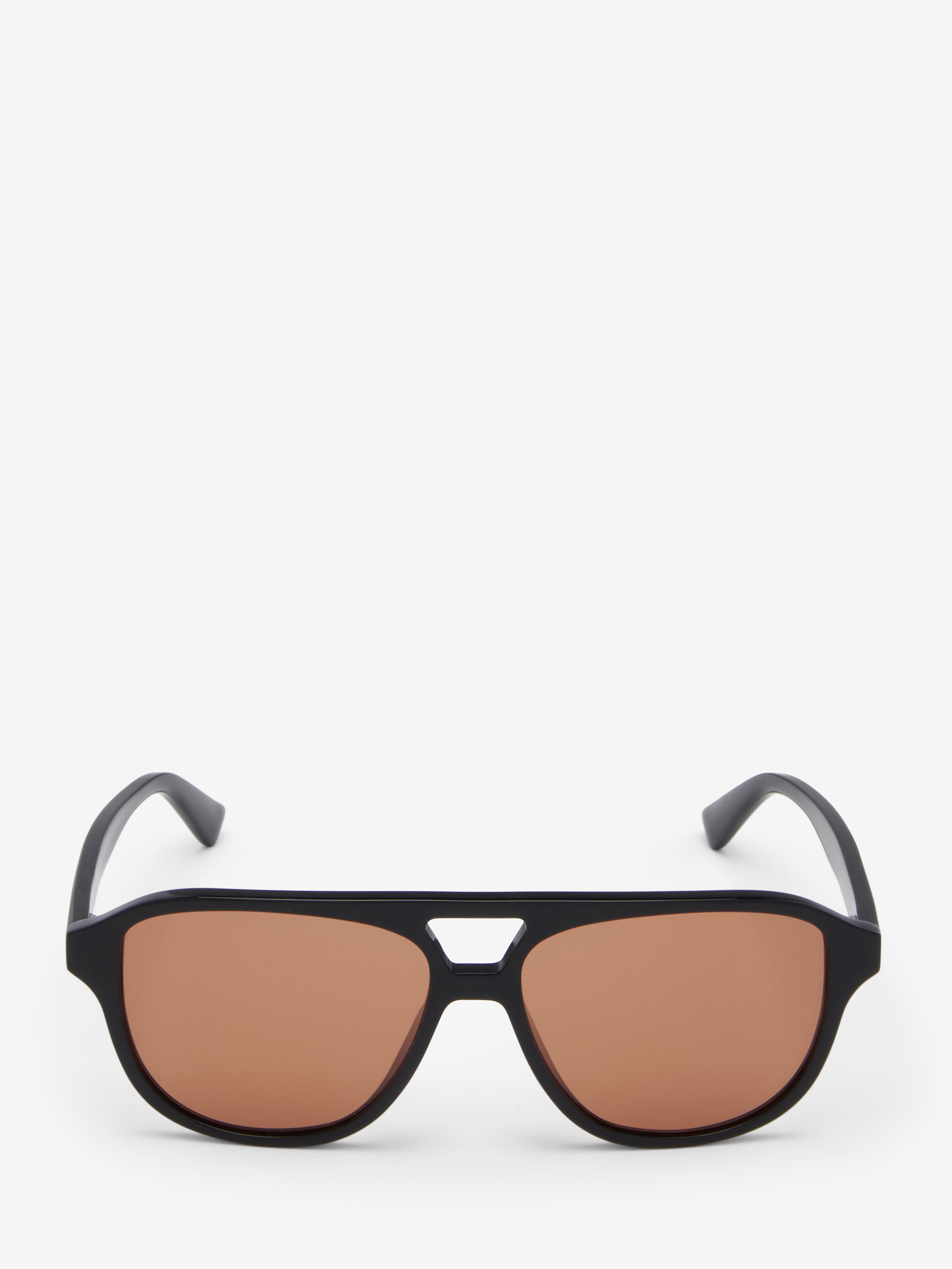 Signature Essentials Sunglasses in Brown in Acetate | Alexander McQueen - image 1