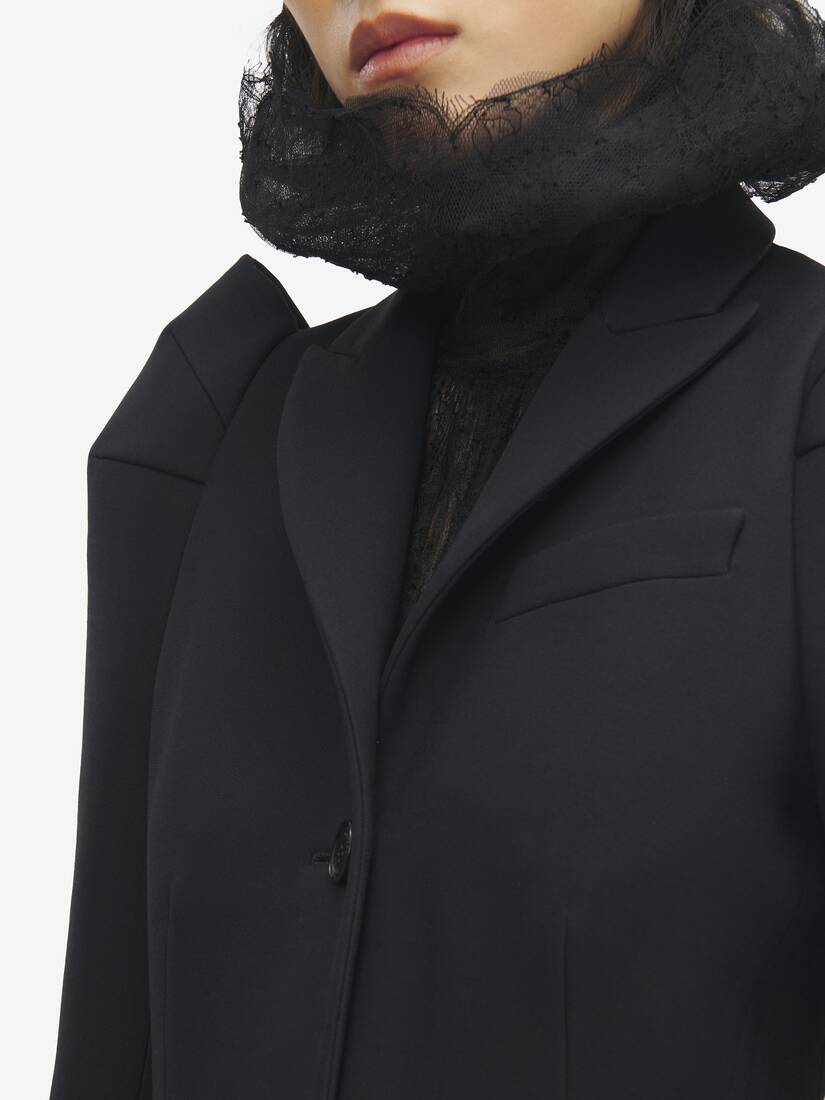 Pinched Shoulder Coat