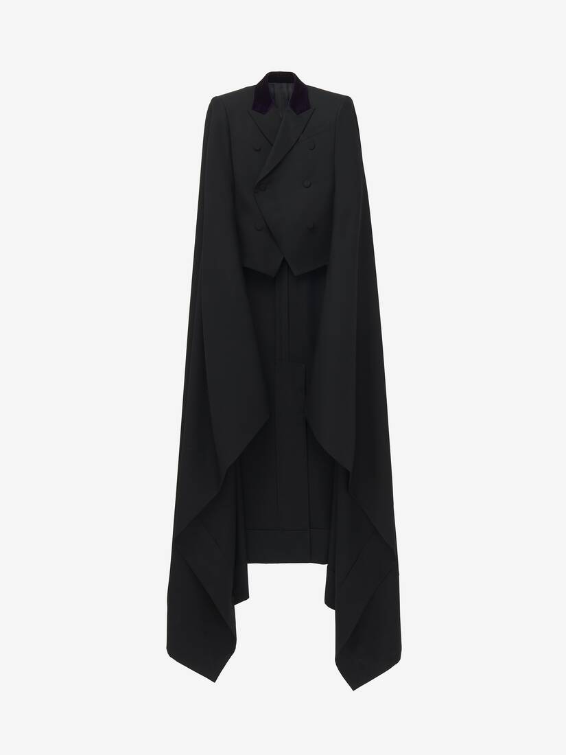 Double-breasted Cape Coat