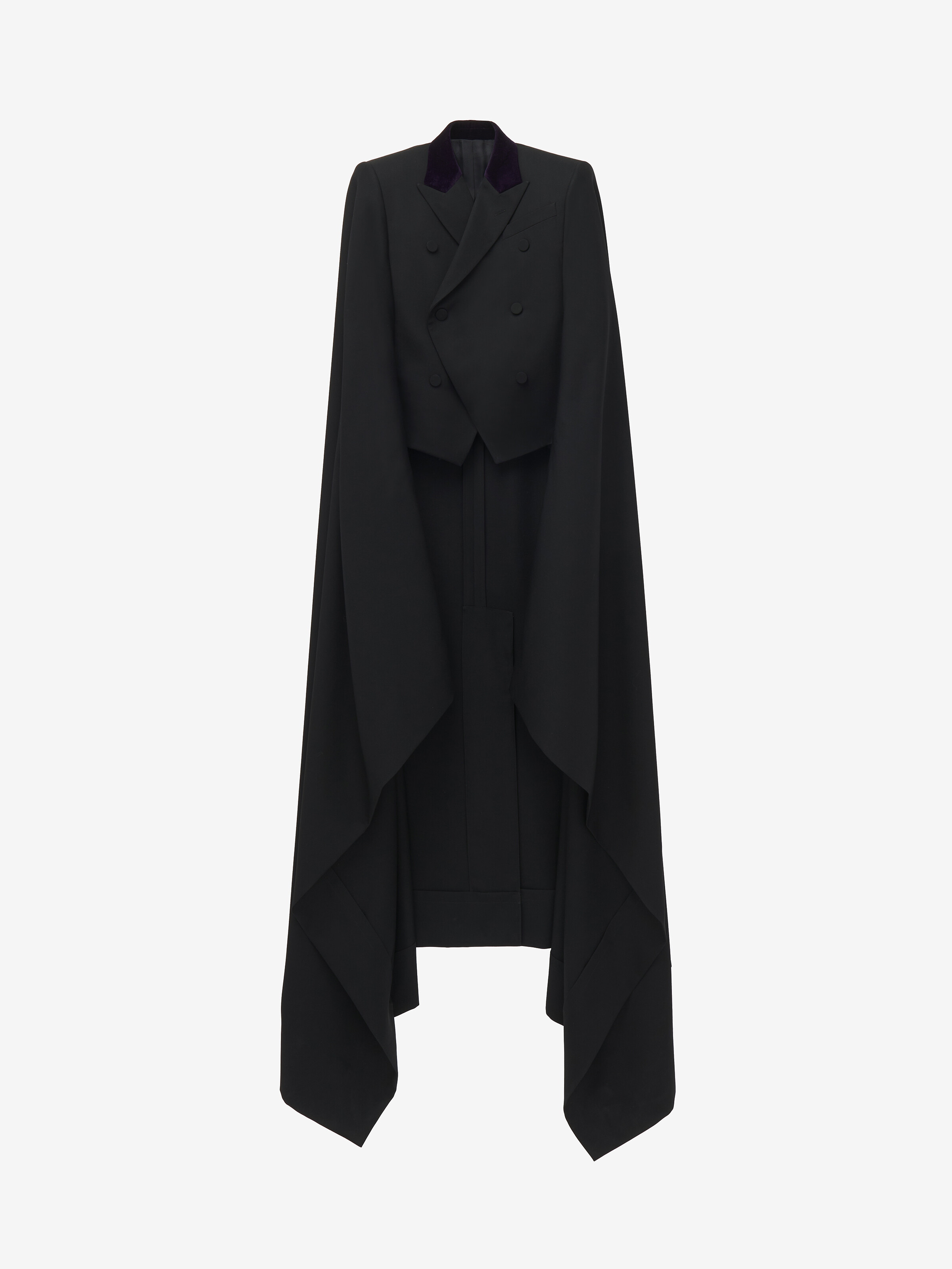 Double-breasted Cape Coat