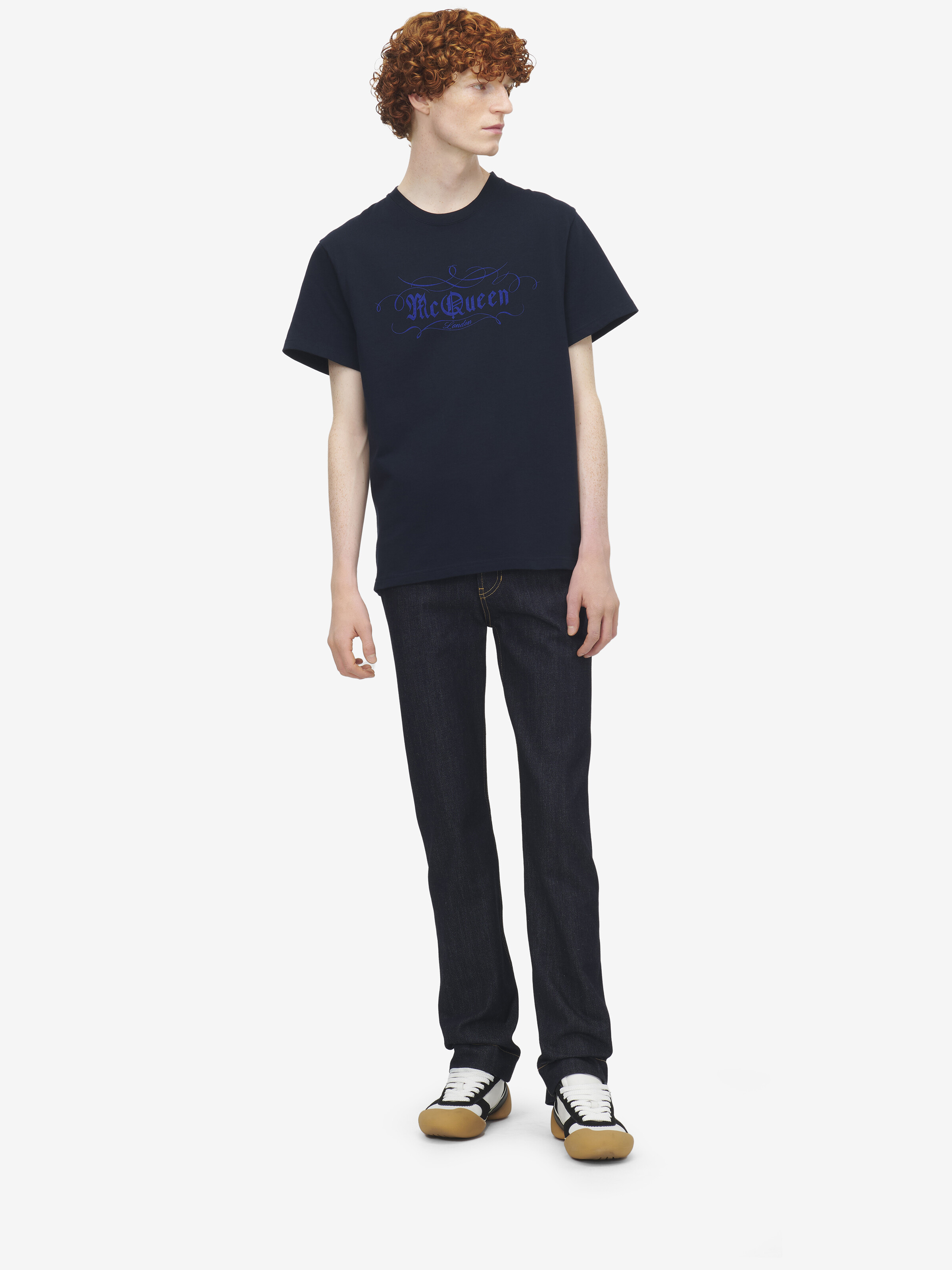 McQueen Script Print T-shirt