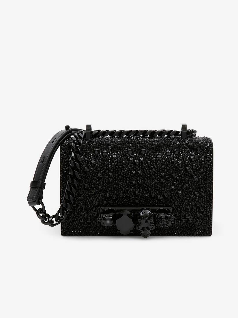Borsa Jewelled Satchel Mini con cristalli | Alexander McQueen - image 1