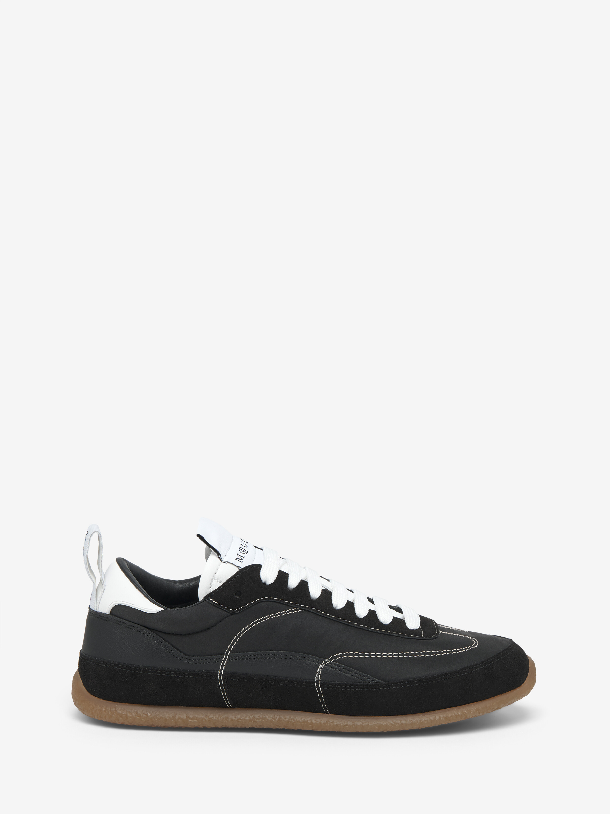 Sneaker EC1 da Donna in Nero/Bianco in 100% Pelle di vitello | Alexander McQueen - image 1