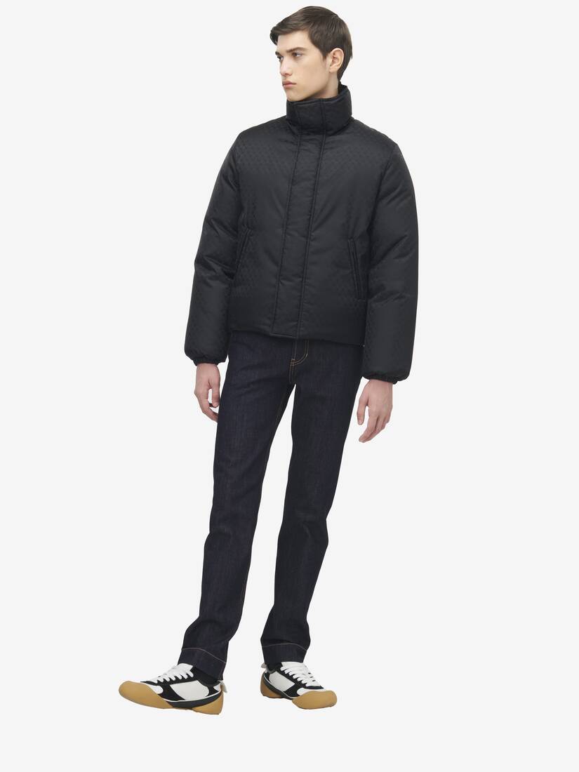 Skull Jacquard Puffer Jacket | Alexander McQueen - image 2