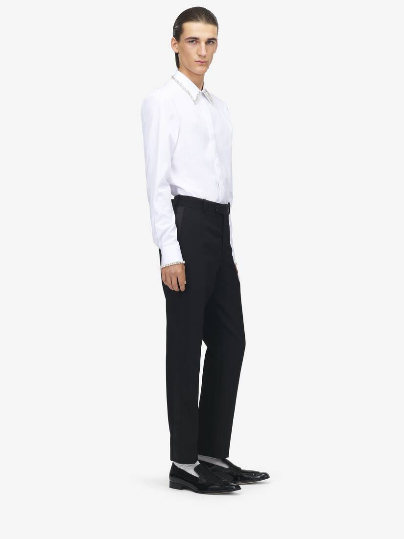 Chemise à Broderie Cristaux