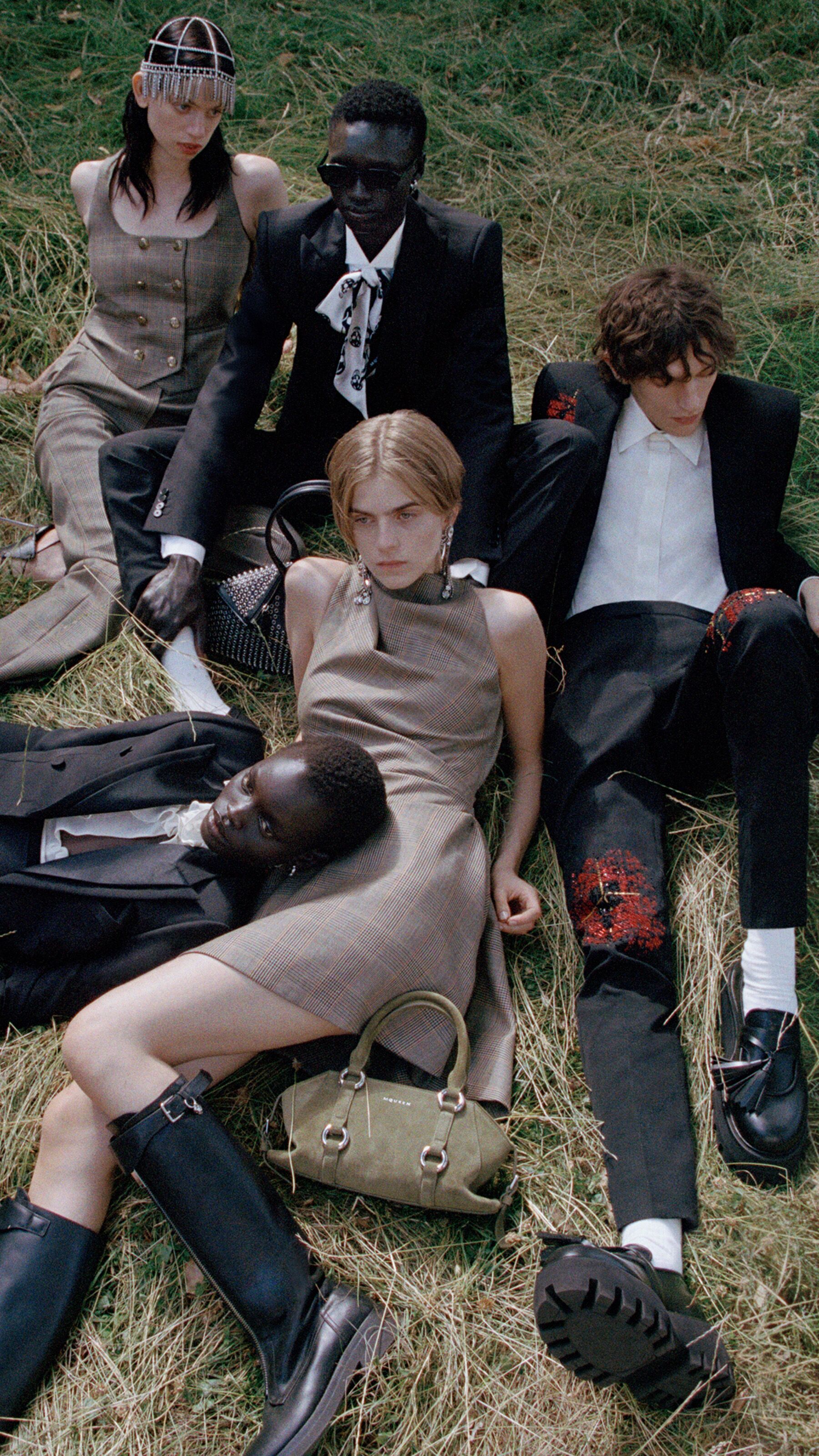 Man wearing McQueen Reay-to-Wear 