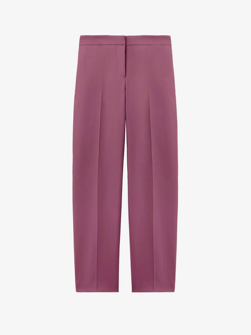 Wool Gabardine Cigarette Trousers | Alexander McQueen - image 1