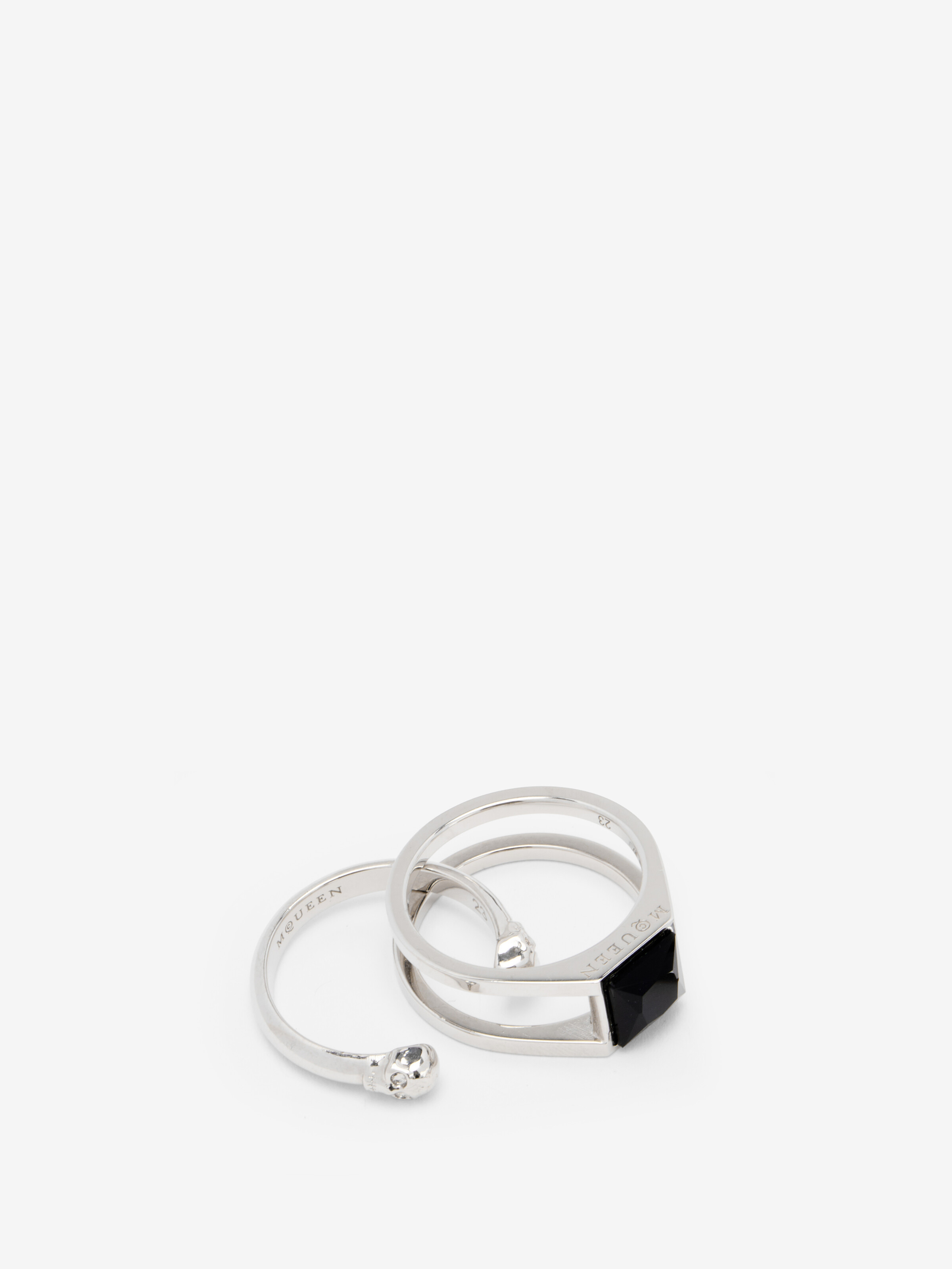 Bague Twin Skull