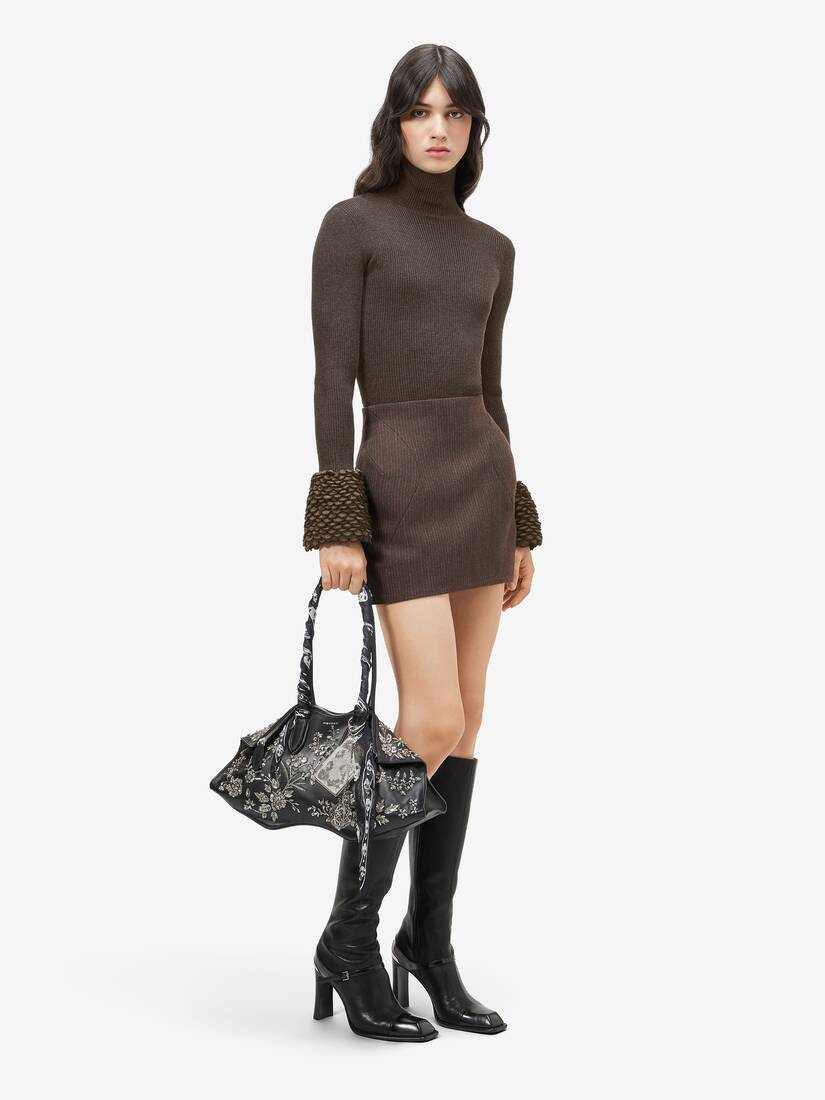 Knit Feathers Top | Alexander McQueen - image 3