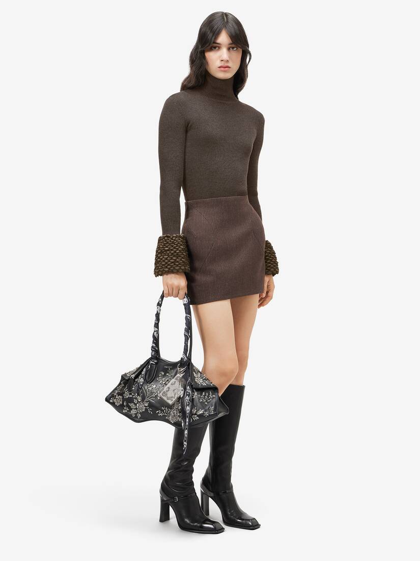Knit Feathers Top | Alexander McQueen - image 3
