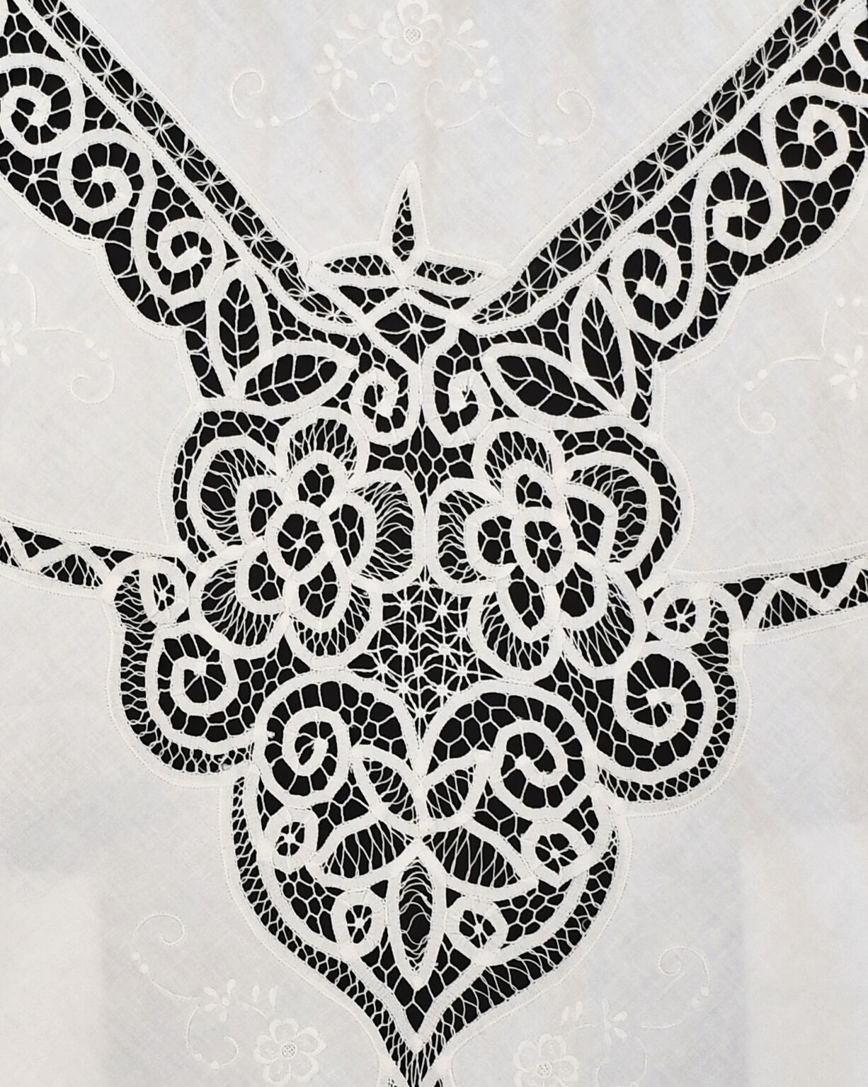 Details of McQueen Spring Summer 1999 ‘No.13’ Guipure lace.