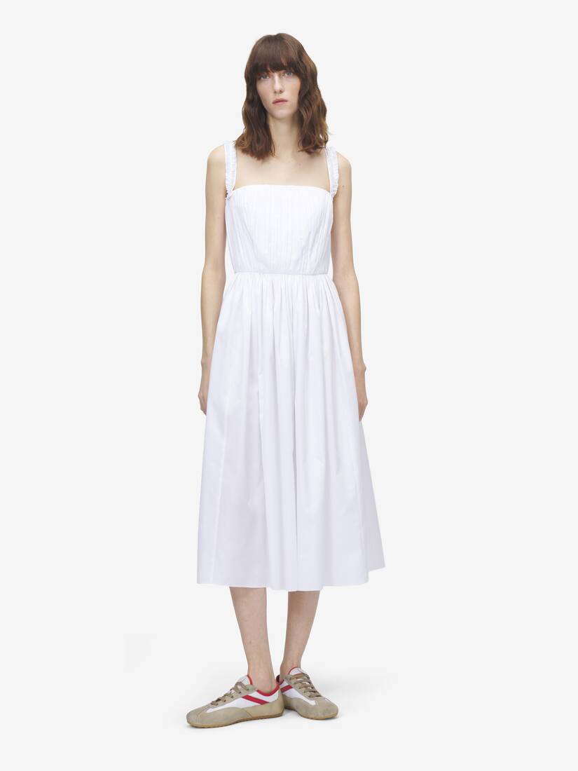 Gathered Midi Dress | Alexander McQueen - image 2