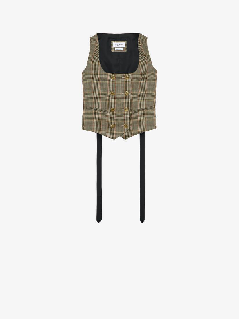 Gilet Country Check | Alexander McQueen - image 2