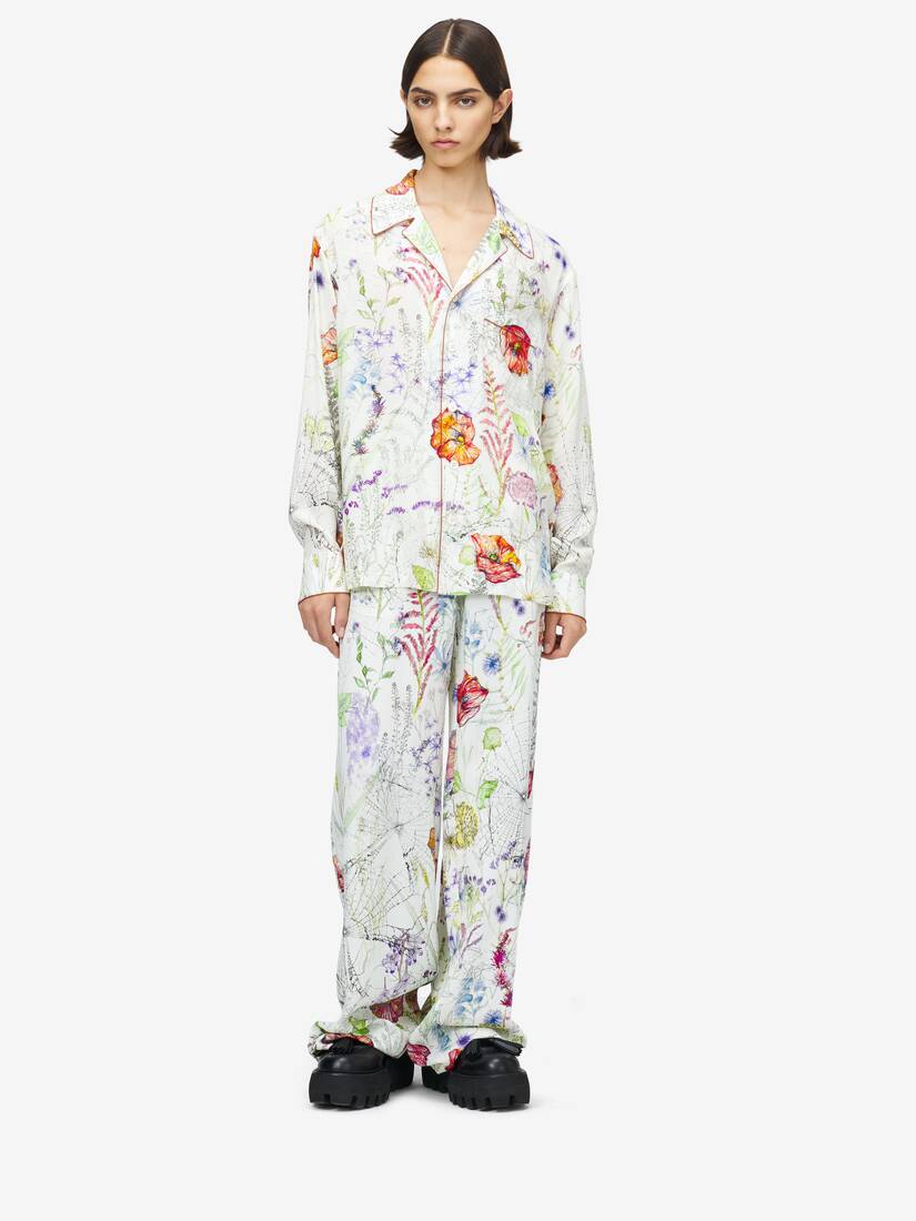Meadow Floral Pyjama Shirt | Alexander McQueen - image 2