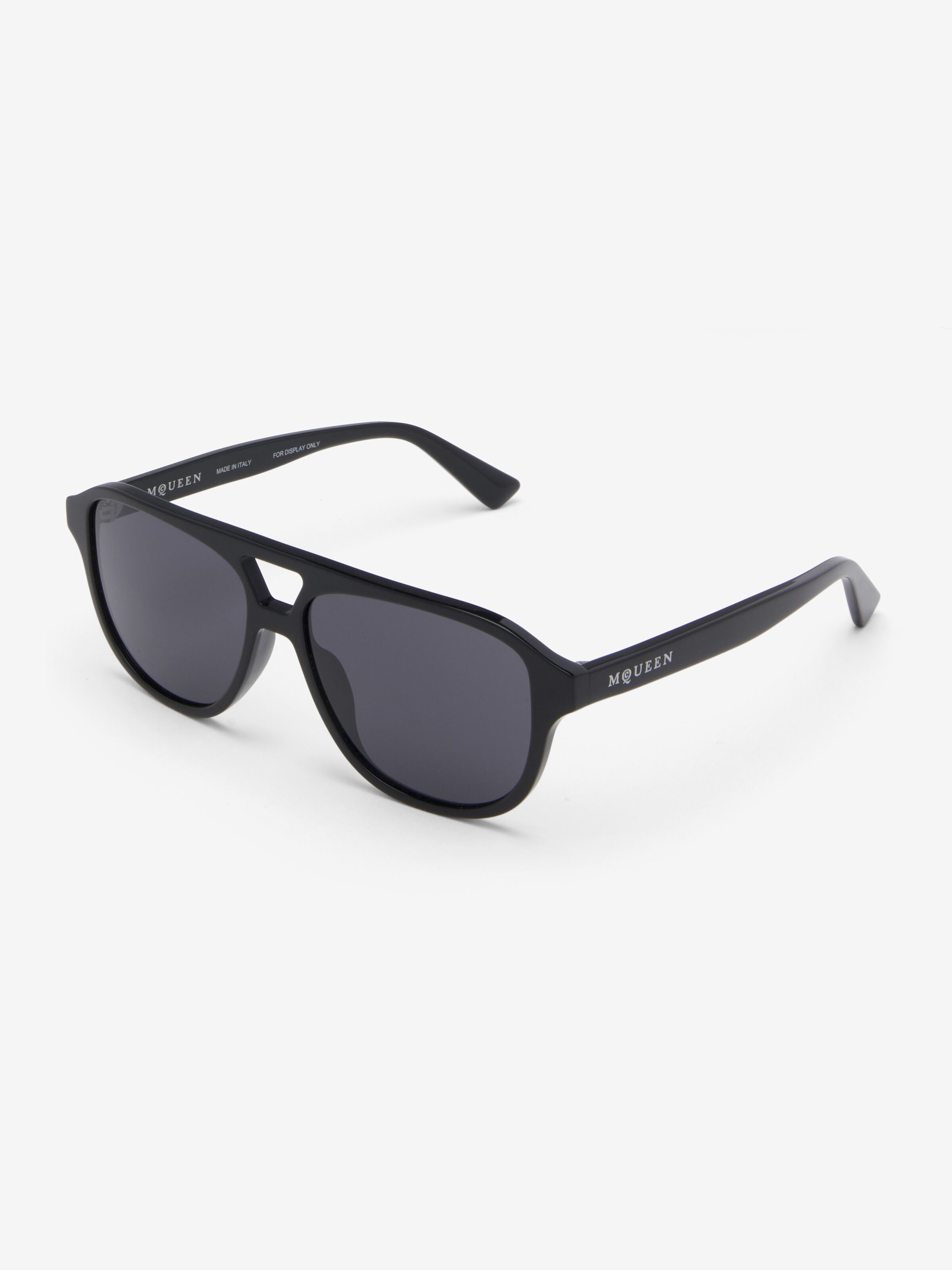 Signature Essentials Sunglasses in Black Alexander McQueen