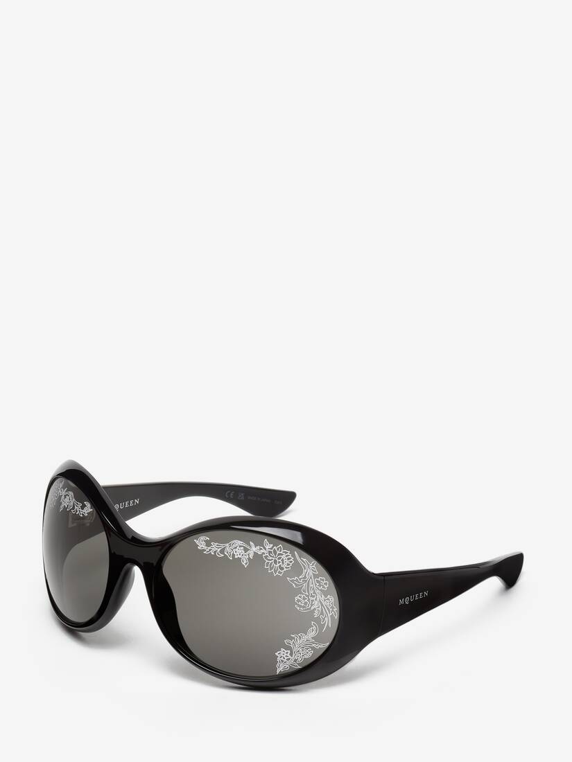 Lunettes de soleil rondes Kate | Alexander McQueen - image 3