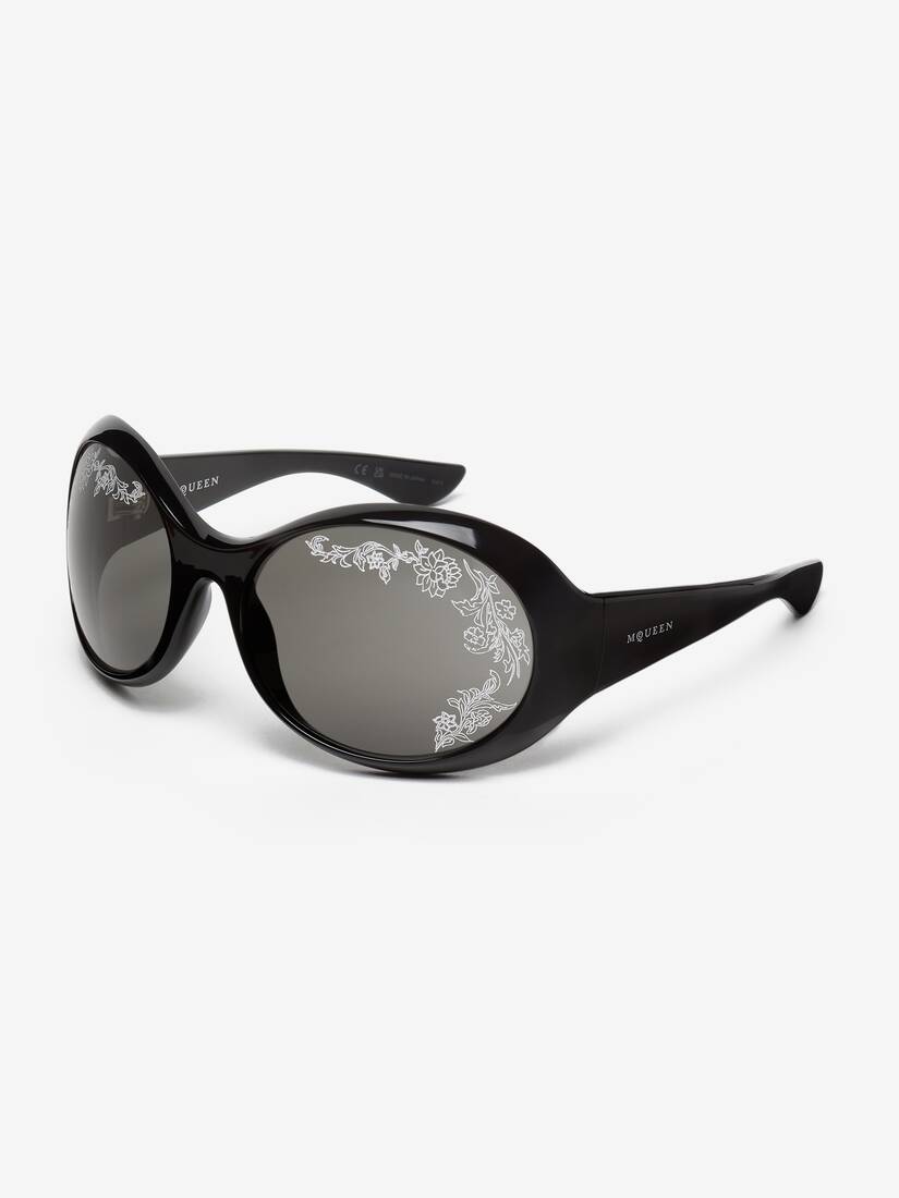 Kate圆框太阳眼镜 | Alexander McQueen - image 3