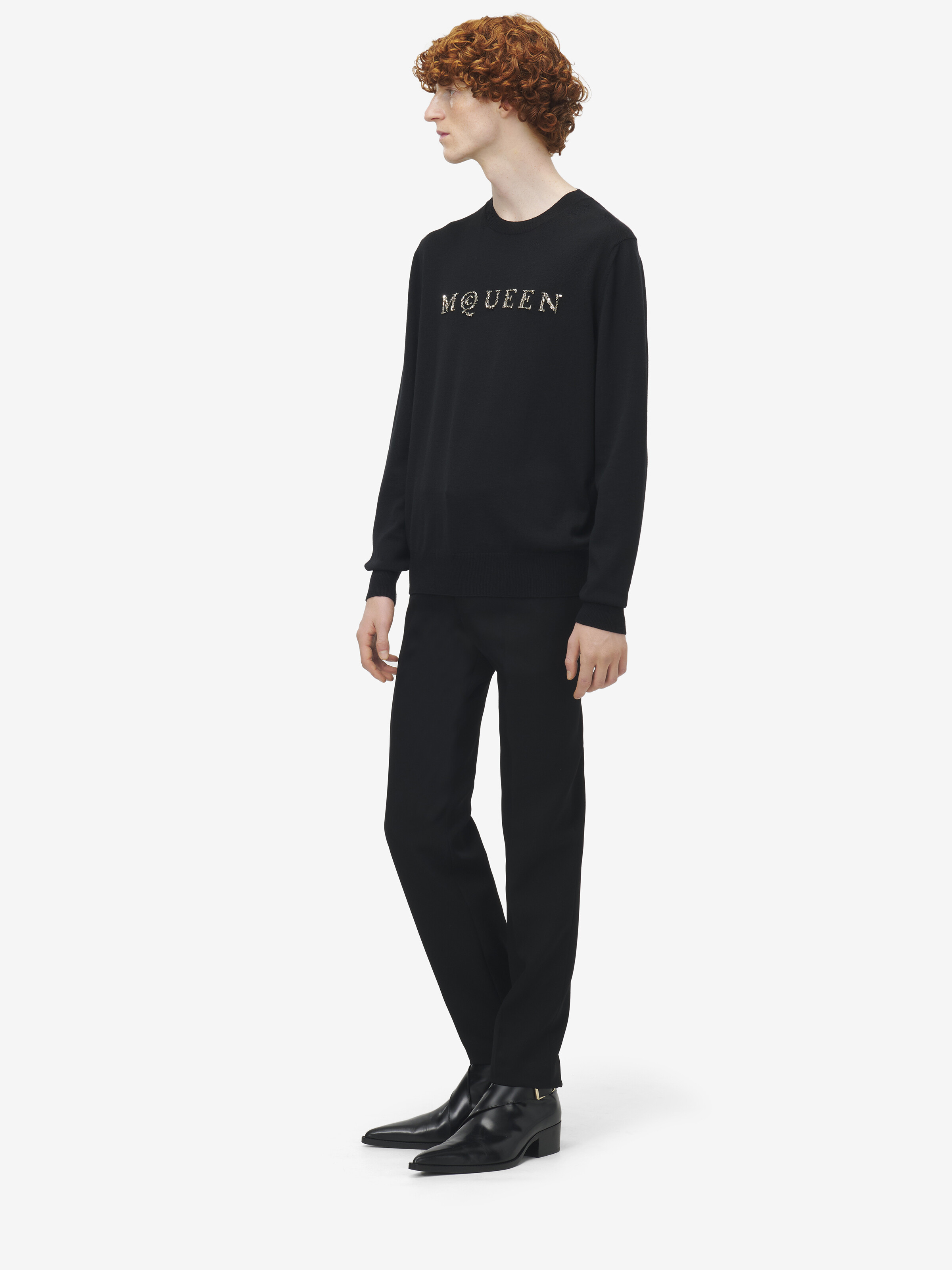 镜面McQueen标志套衫 in 100 羊毛 | Alexander McQueen - image 3