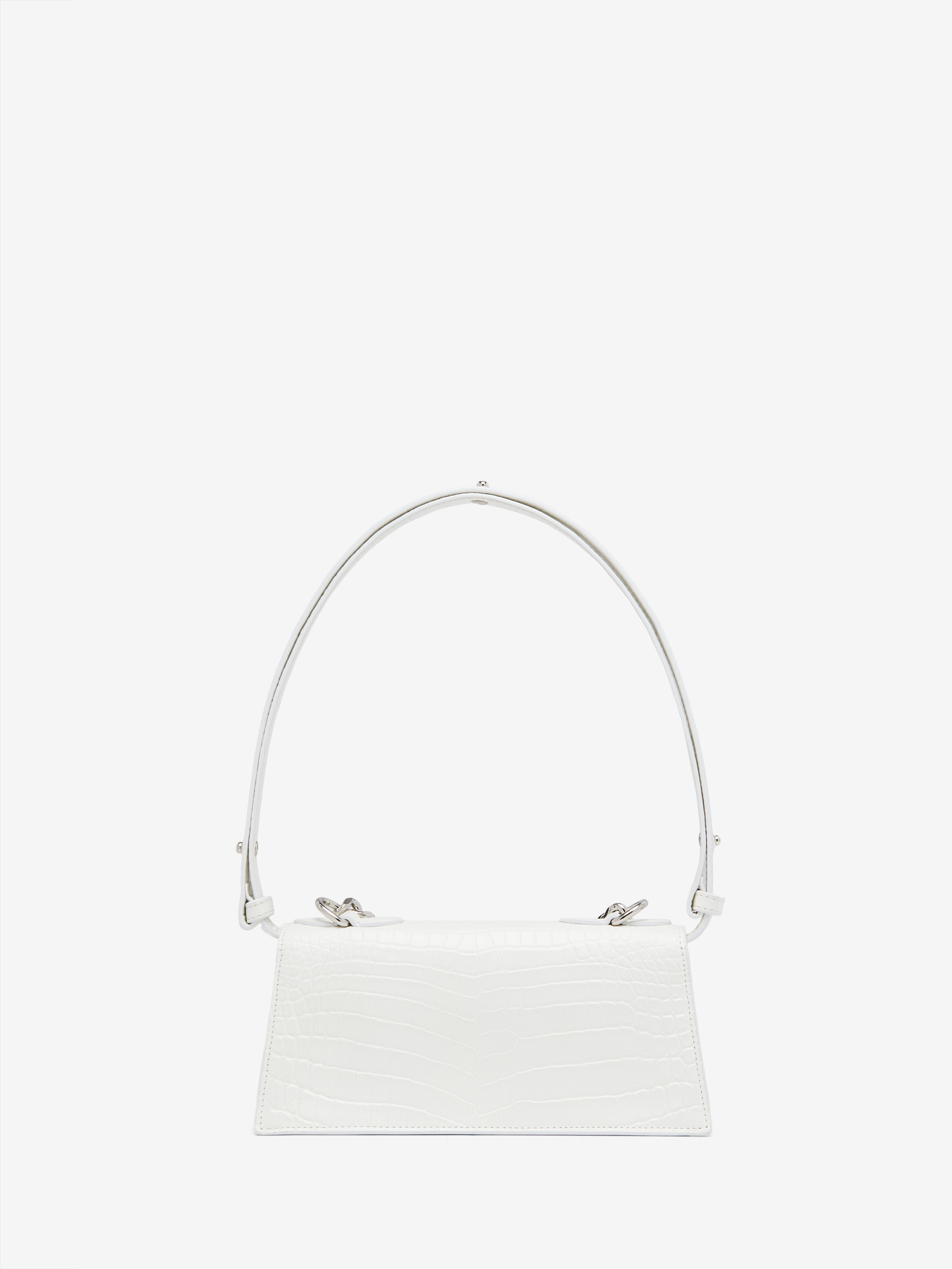 Women's Jewelled Shoulder Mini in White in Calf Leather | Alexander McQueen - image 4