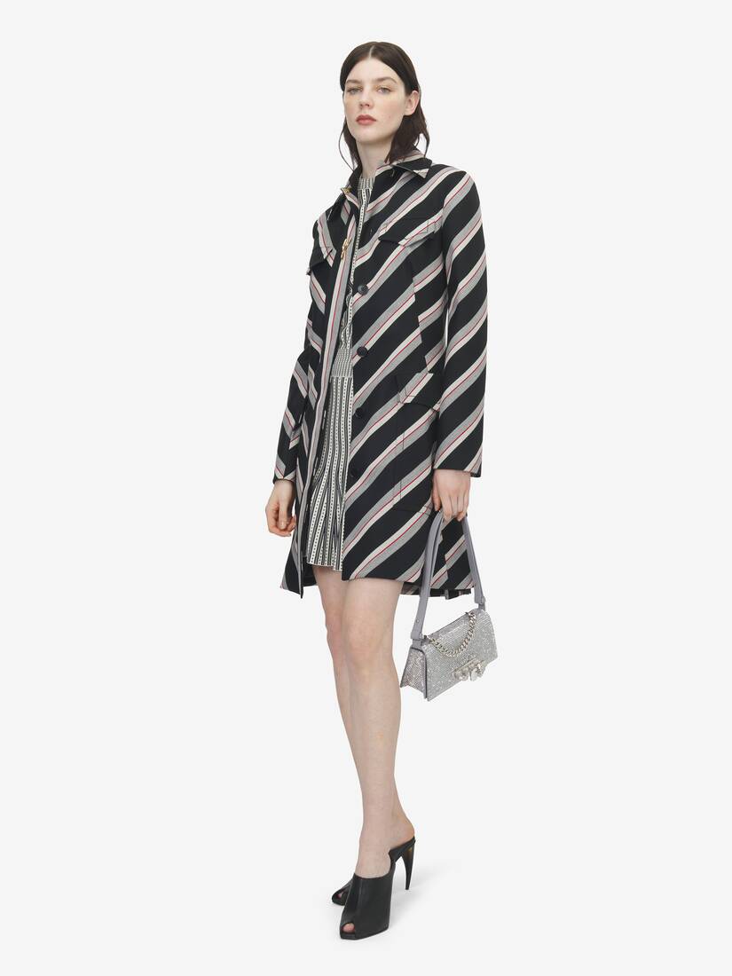 Chevron Stripe Coat | Alexander McQueen - image 3