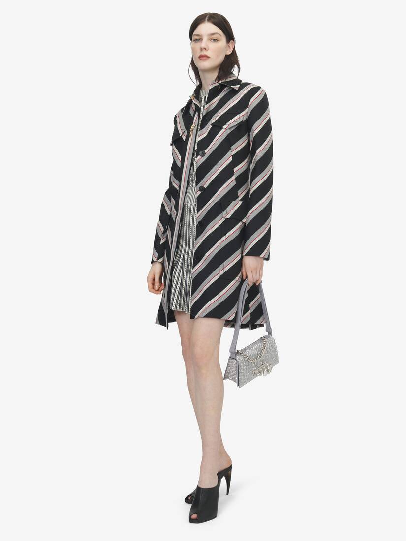 Chevron Stripe Coat | Alexander McQueen - image 3