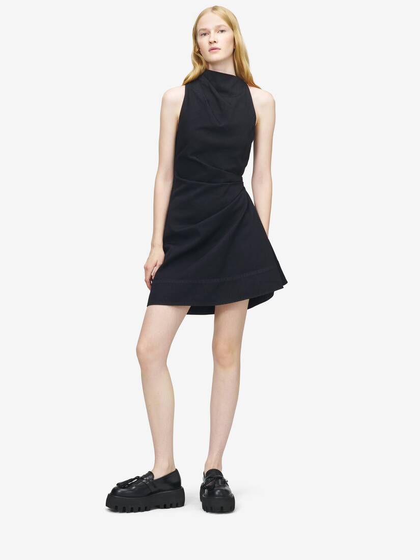 Asymmetrisches Jeans-Minikleid | Alexander McQueen - image 2