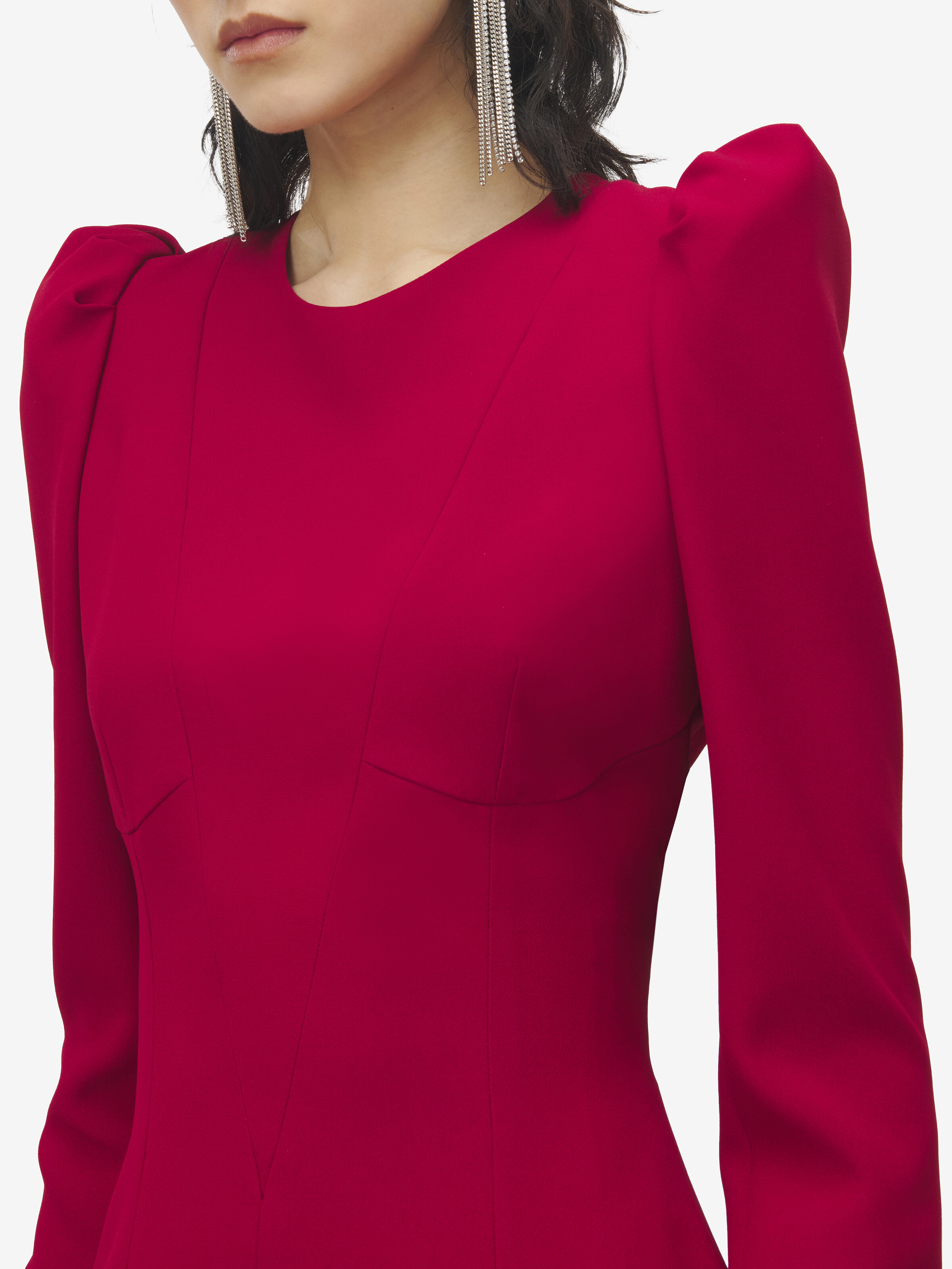 Minikleid mit Kickback-Details