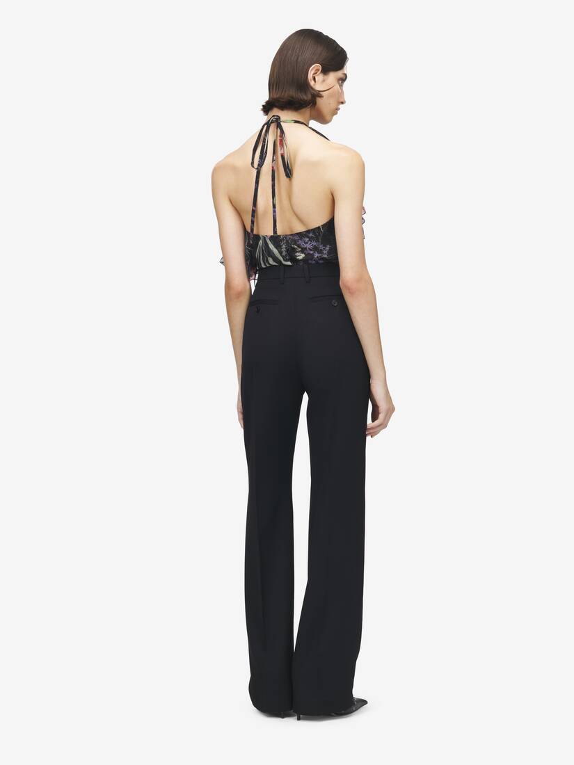 High-waisted Tailored Trousers