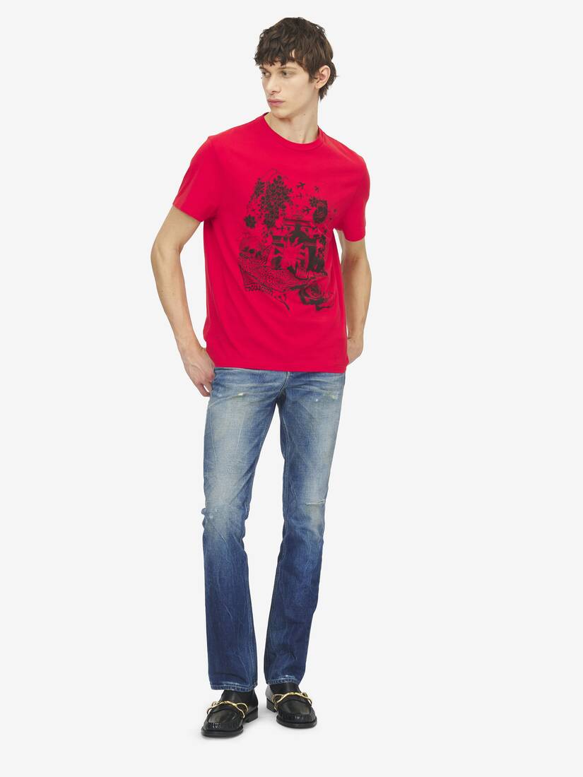 Fanzine Print T-shirt | Alexander McQueen - image 2