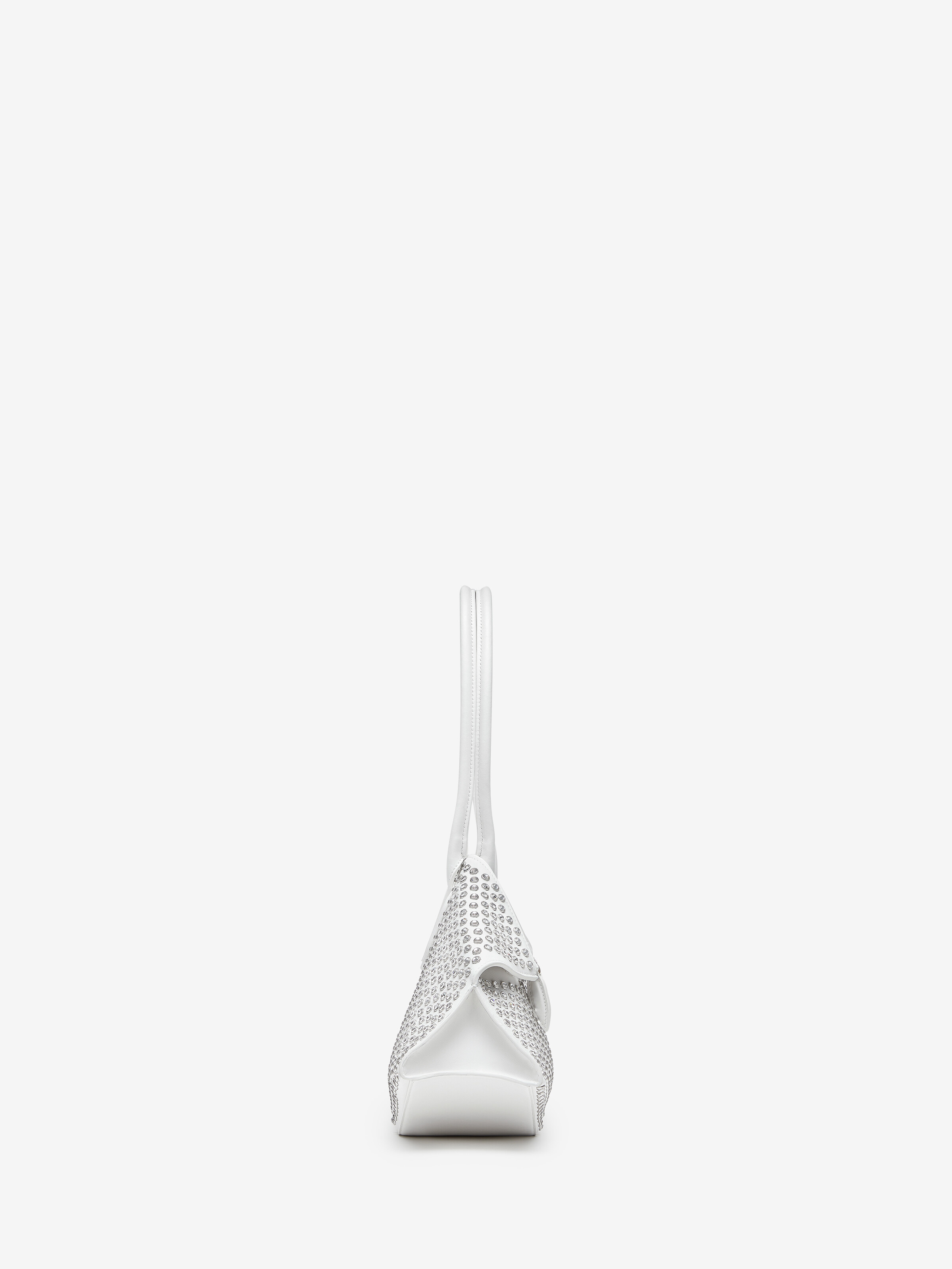Women's Manta Bag in White in Calf Leather | Alexander McQueen - image 3