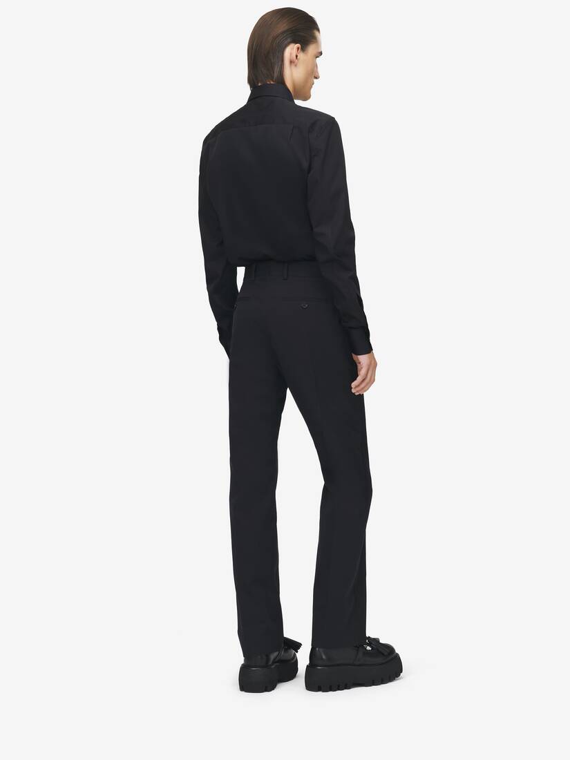 Straight Leg Tailored Trousers