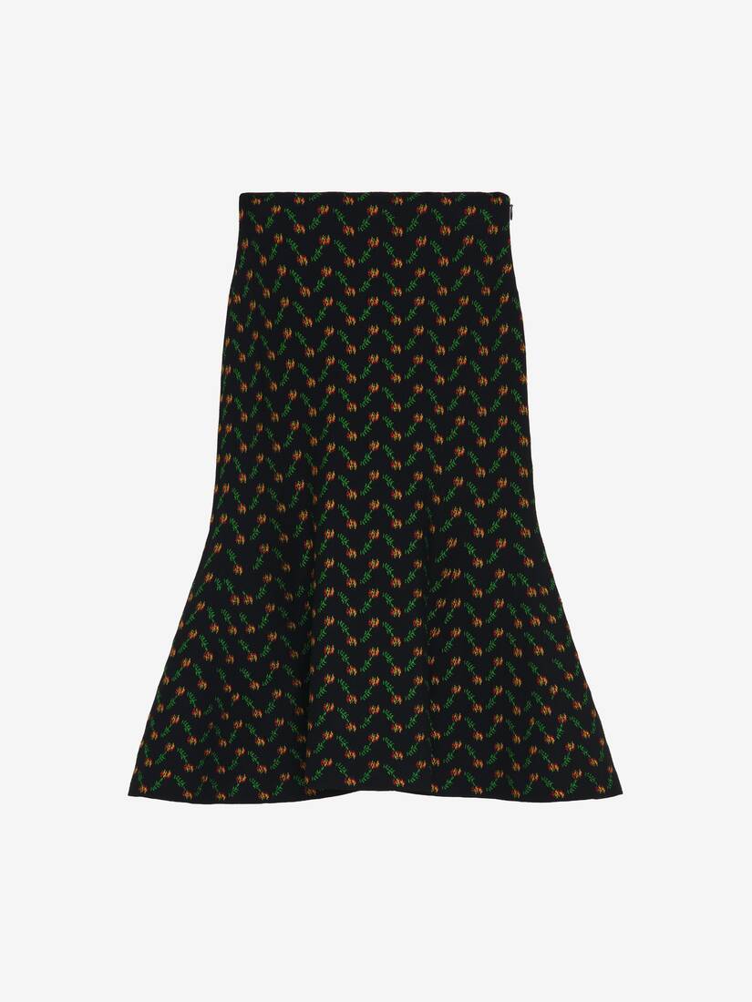 Flower Jacquard Skirt | Alexander McQueen - image 2