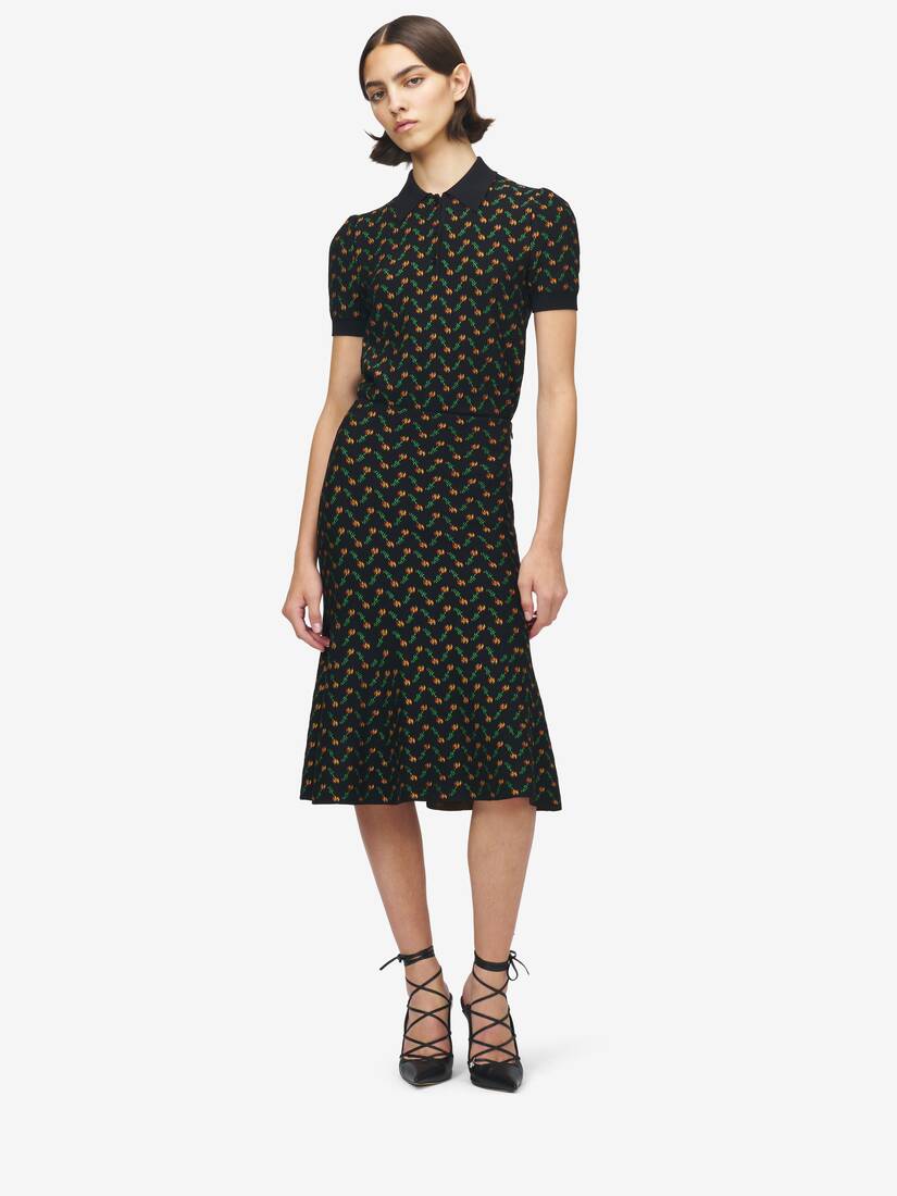 Flower Jacquard Skirt | Alexander McQueen - image 2