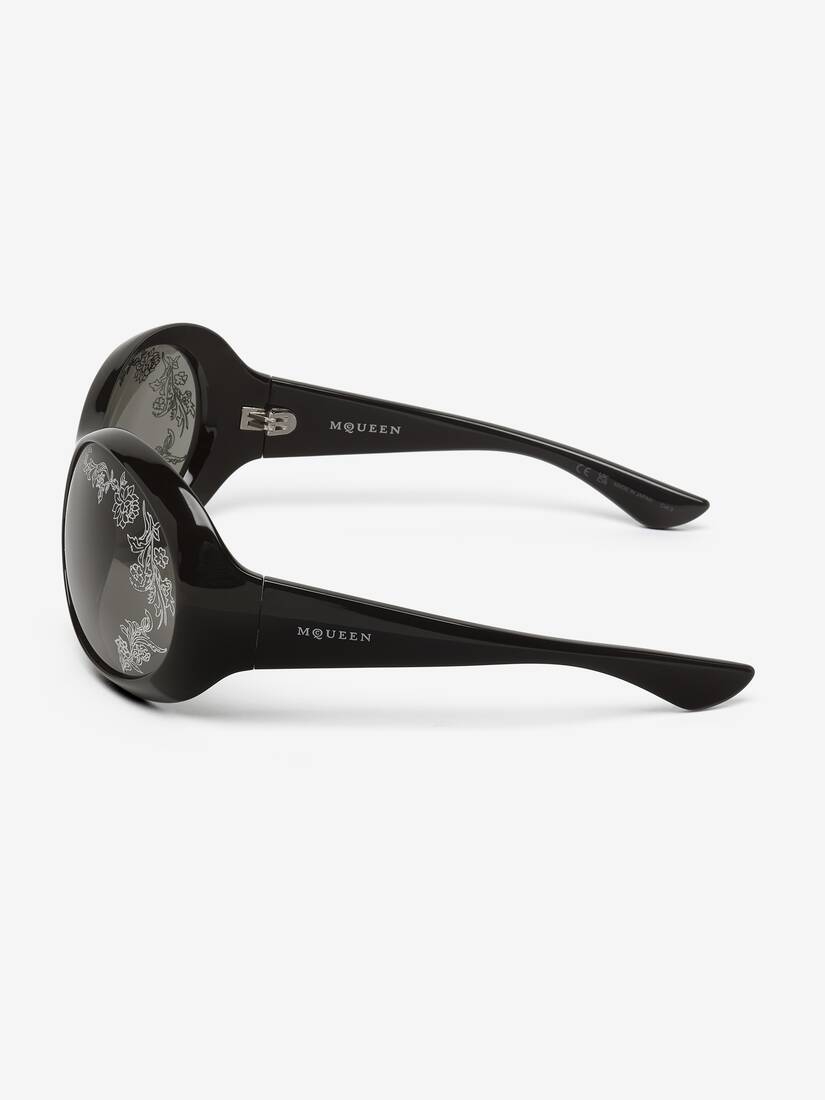 Kate圆框太阳眼镜 | Alexander McQueen - image 4