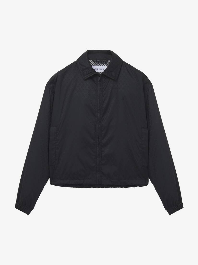 Dekonstruierte Jacke aus Skull-Jacquard | Alexander McQueen - image 1