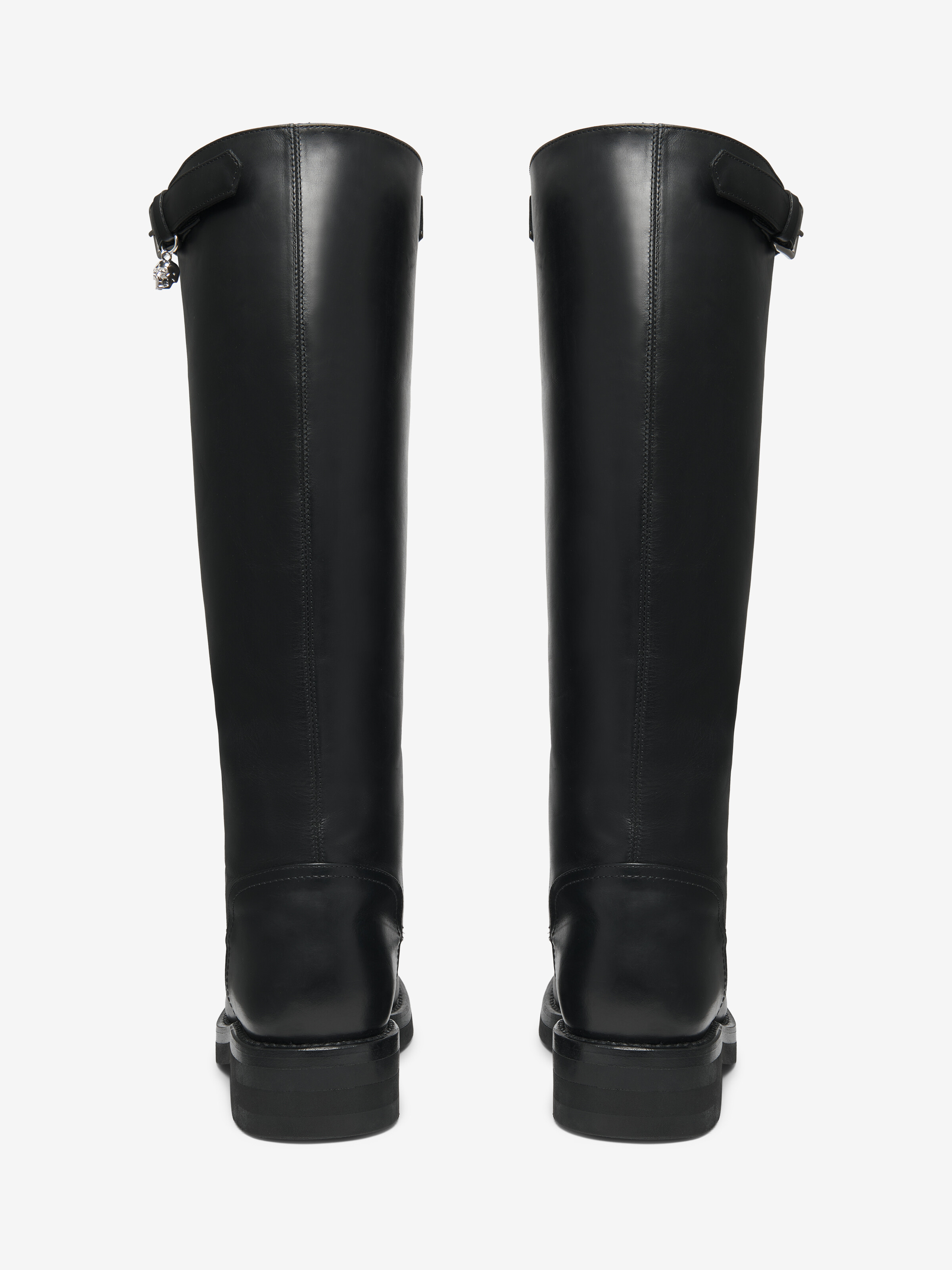 Women's Countryside Boot in Black in Calf Leather | Alexander McQueen - image 4