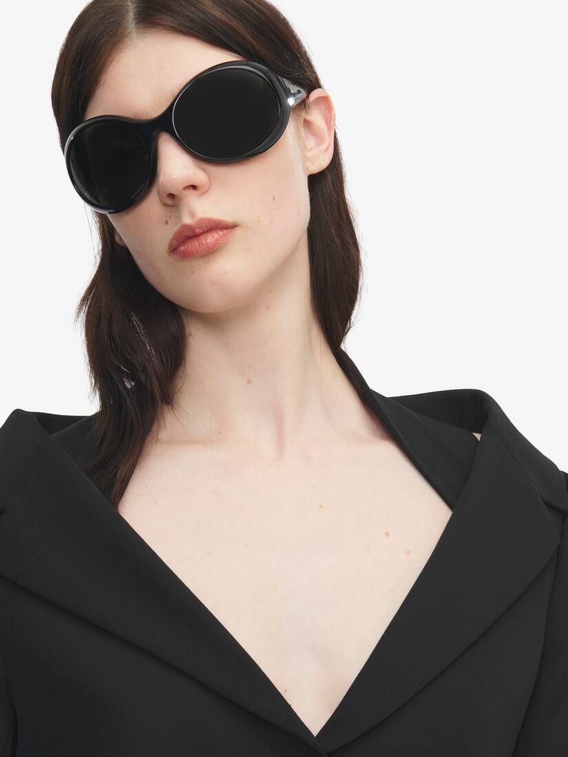 Kate圆框太阳眼镜 | Alexander McQueen - image 2