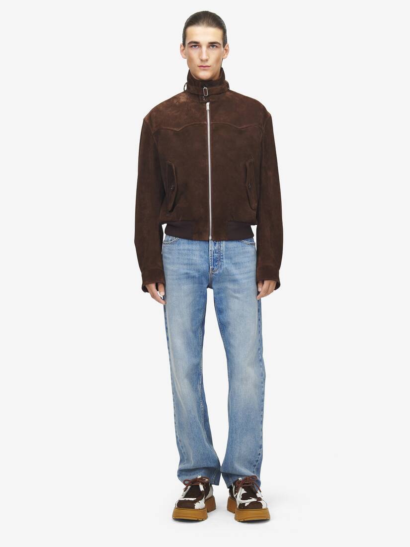 Blouson en daim | Alexander McQueen - image 2