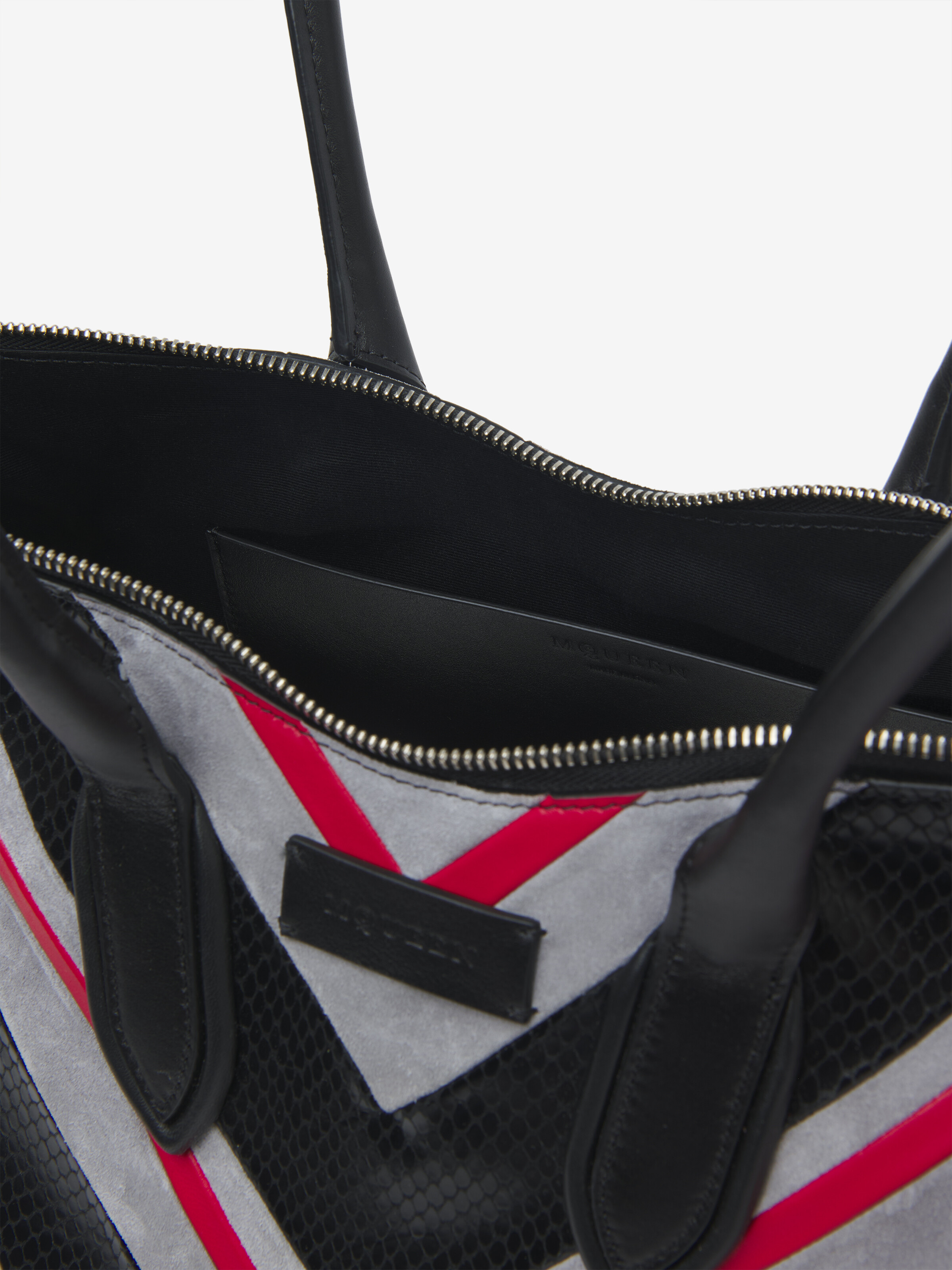 Women's Manta Bag in Multicolor in Calf Leather | Alexander McQueen - image 4