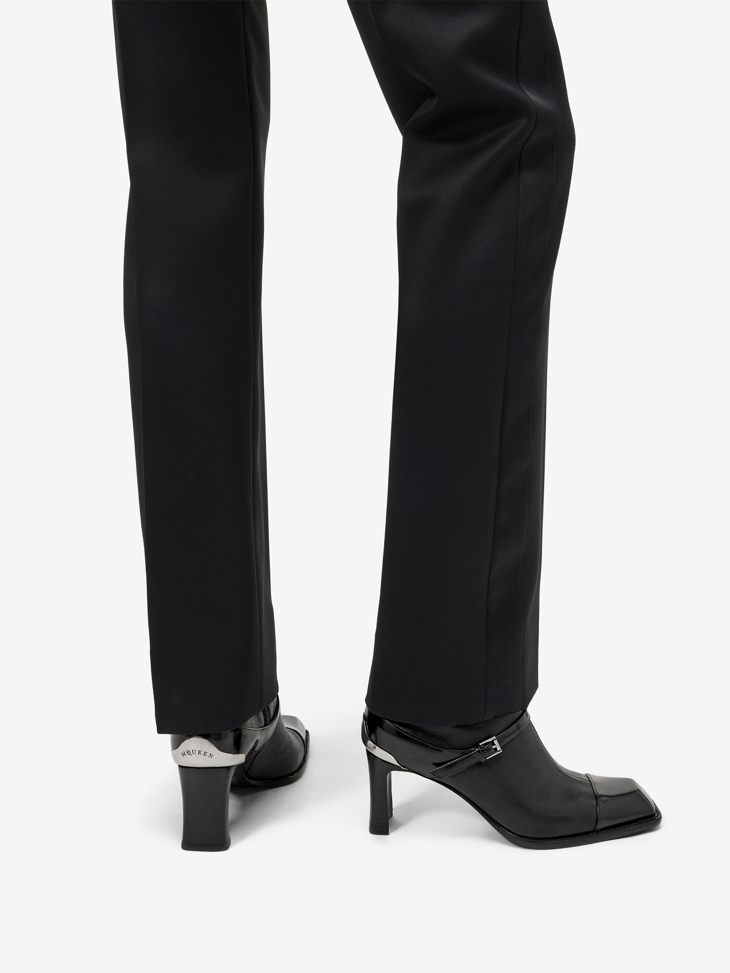 Women's Niko Ankle Boot in Black in Lamb Leather | Alexander McQueen - image 2