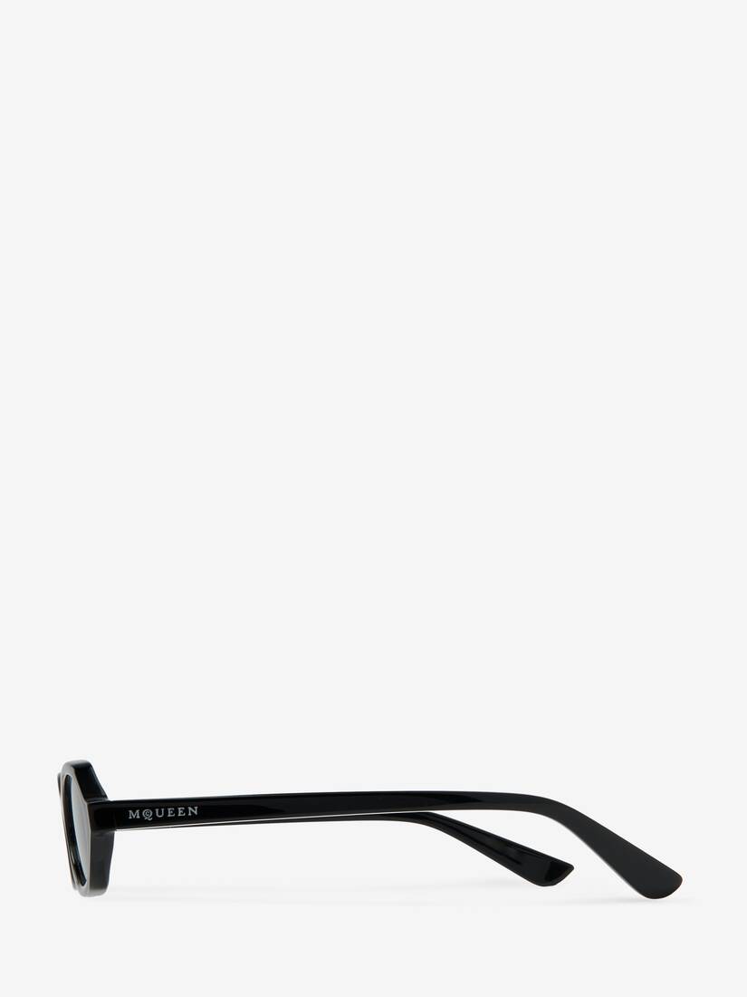 Geometric Oval Sunglasses | Alexander McQueen - image 4