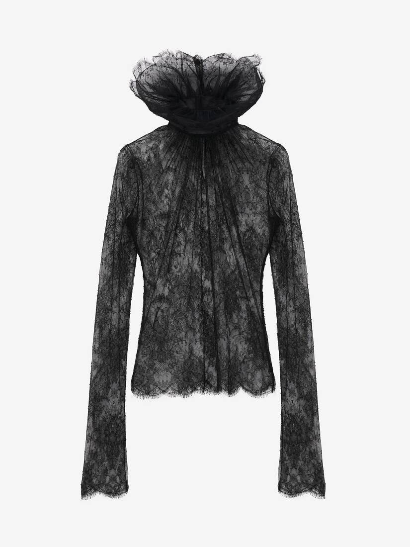 Floral Lace Top | Alexander McQueen - image 1