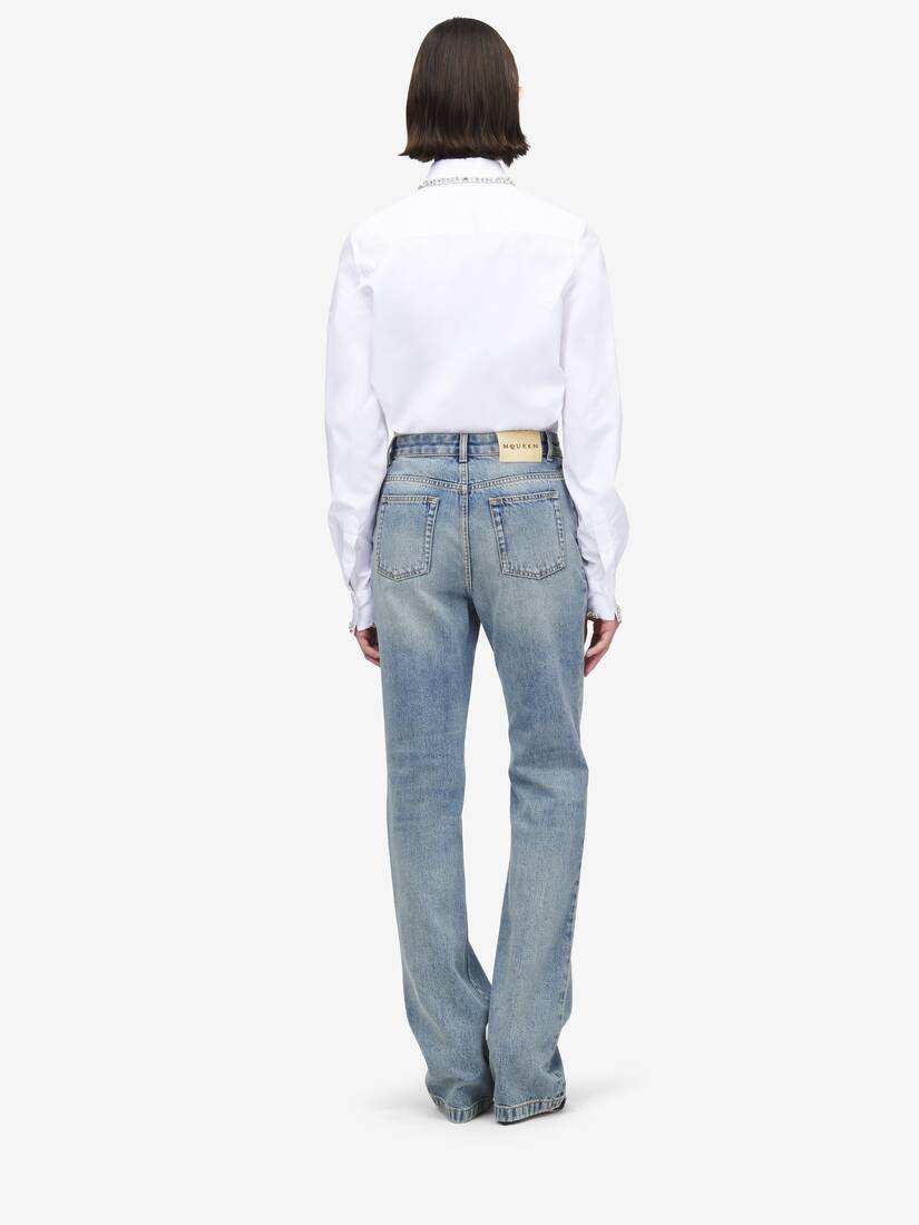 Crystal Embroidery Shirt | Alexander McQueen - image 4