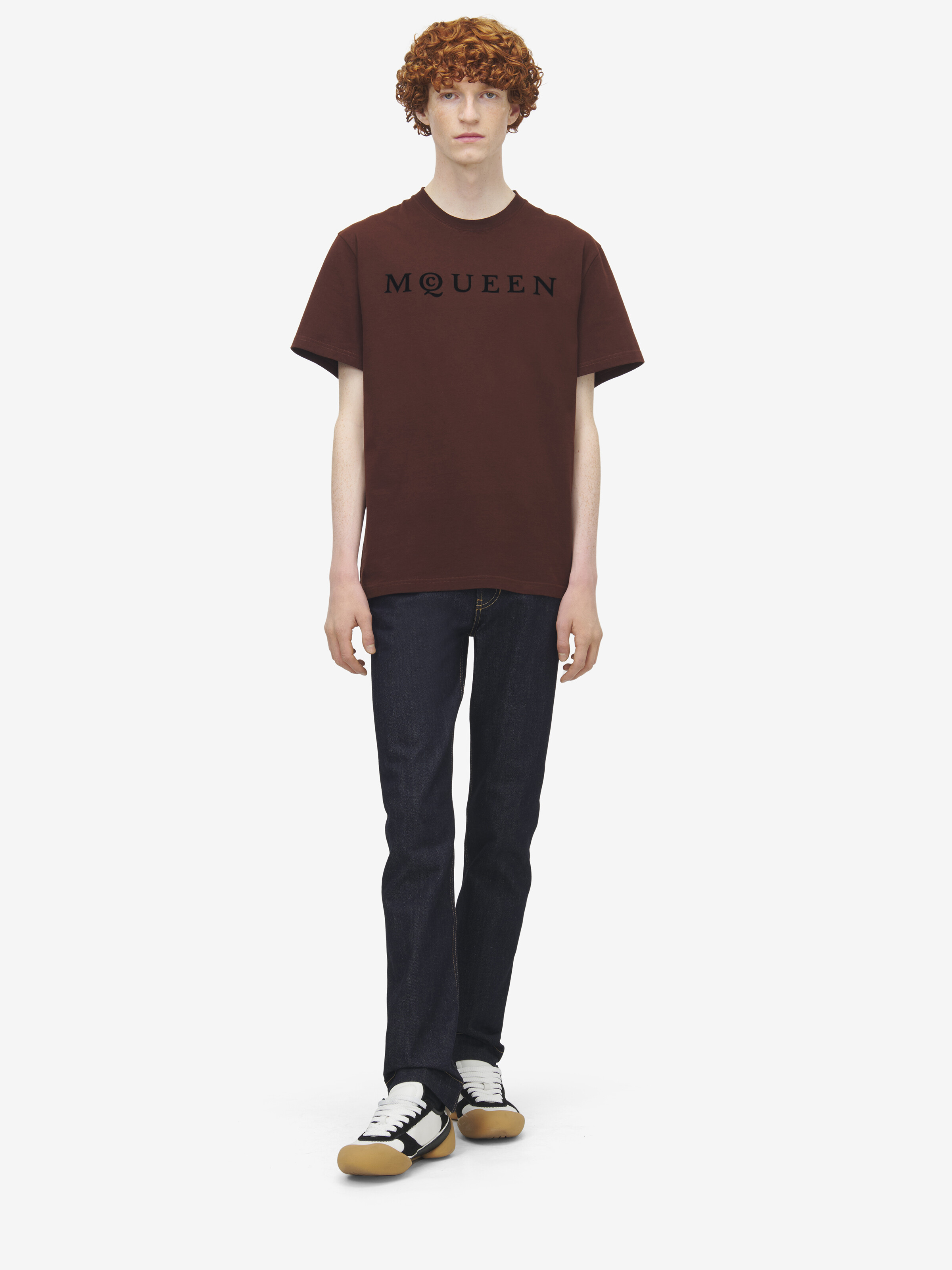 Flocked McQueen Logo T-shirt