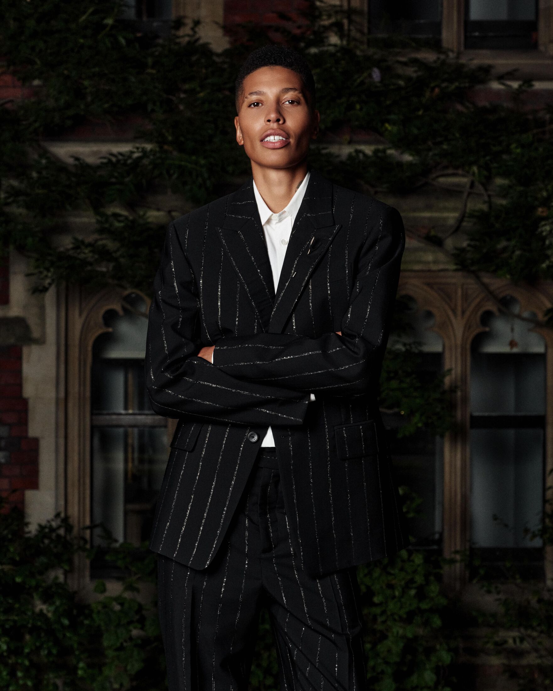 Kai-Isaiah Jamal wearing Alexander McQueen