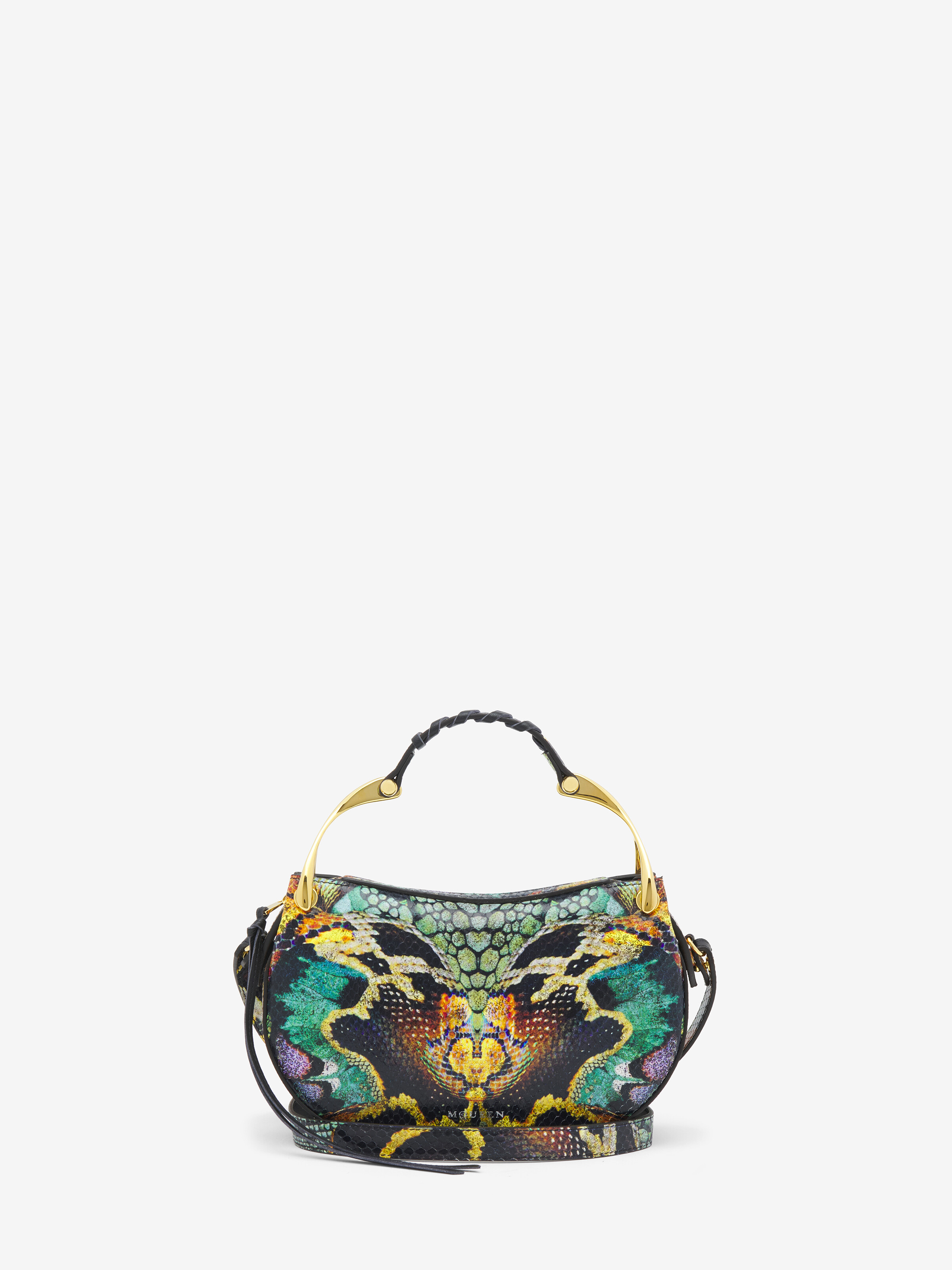 Women's Wishbone Mini in Multicolor in Calf Leather | Alexander McQueen - image 4